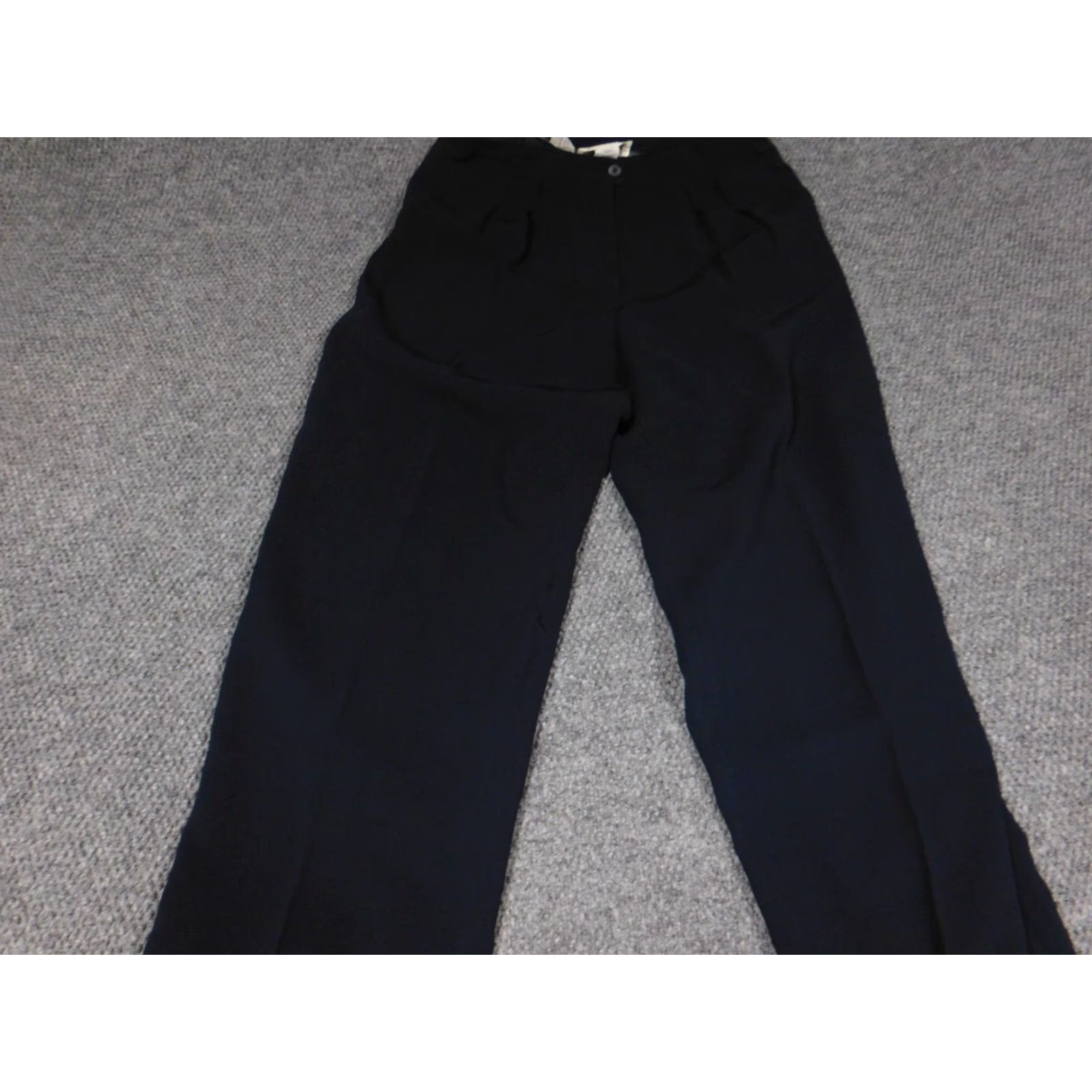 Jones New York Jones New York Womens Pants 14 Blue Straight Zip Trousers Dress Pants Regular 30in Inseam Pockets Size 36" / US 14 / IT 50 - 7 Thumbnail