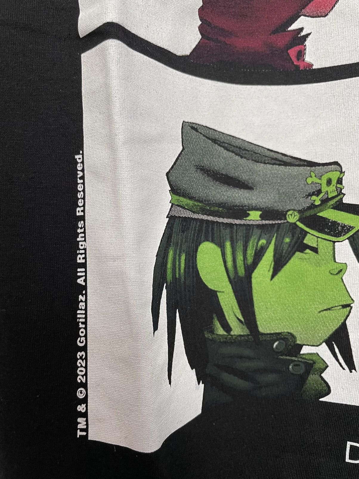Band Tees GORILLAZ DEMON DAYS ALBUM (2023) Size US L / EU 52-54 / 3 - 3 Thumbnail