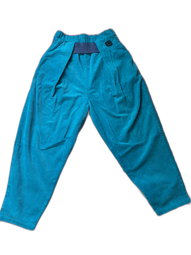 KAPITAL Blue Corduroy Ninja Pants XL
