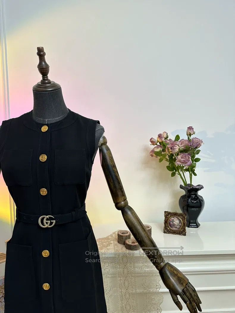 Gucci Gucci Double G wool silk blended vest dress Size XS / US 0-2 / IT 36-38 - 5 Thumbnail
