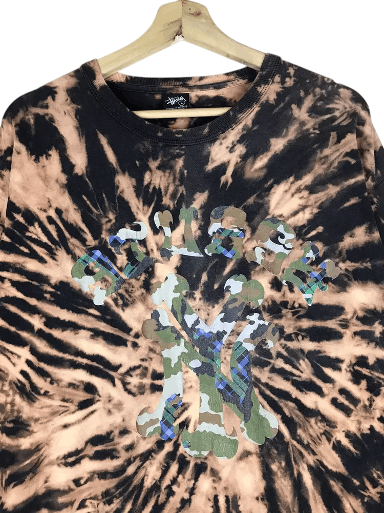 Stussy Vintage Stussy NY Custom Bleached Tshirts Size US L / EU 52-54 / 3 - 3 Thumbnail