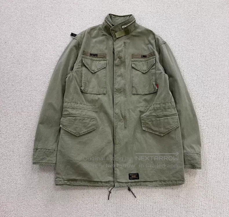 Wtaps WTAPS x HELLY HANSEN Sherpa/Jacket Nylon Tussah in Khaki