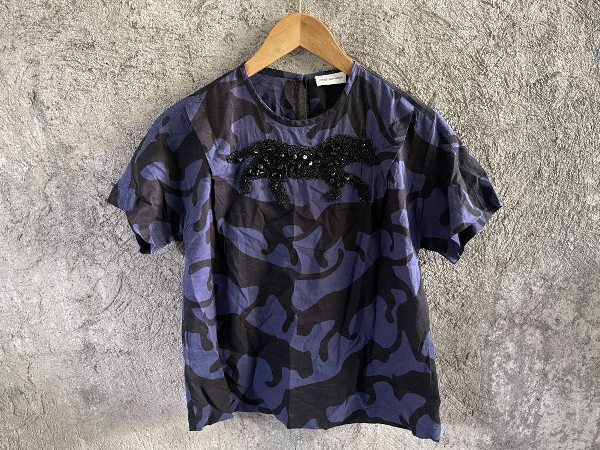 Dries Van Noten Dries Van Noten Panther Beaded Detail Size XS / US 0-2 / IT 36-38 - 1 Thumbnail