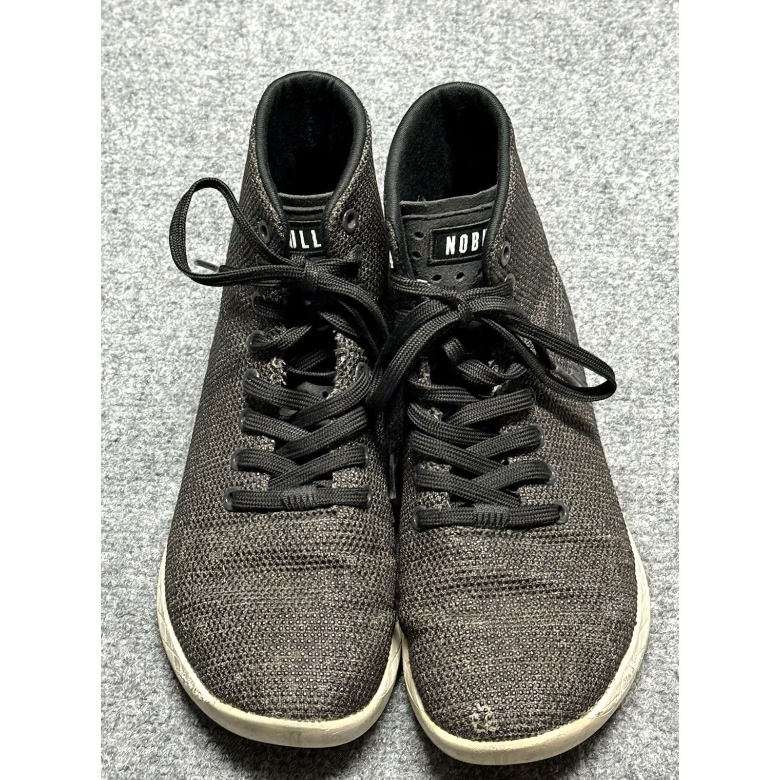 Vintage NOBULL Outwork High Top Trainer Shoes Men 7.5 Gray Indoor Gym Sneaker Athletic Trainer US 7.5 EU 40.5 Womens? Size M / US 6-8 / IT 42-44 - 4 Thumbnail