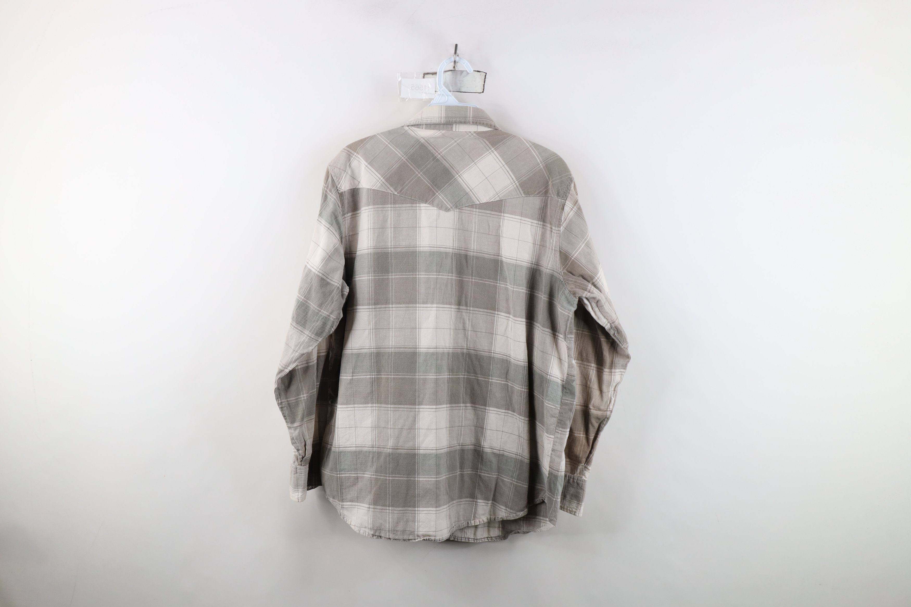 Vintage Vintage 90s Streetwear Cowboy Snap Button Shirt Plaid Size US M / EU 48-50 / 2 - 11 Thumbnail
