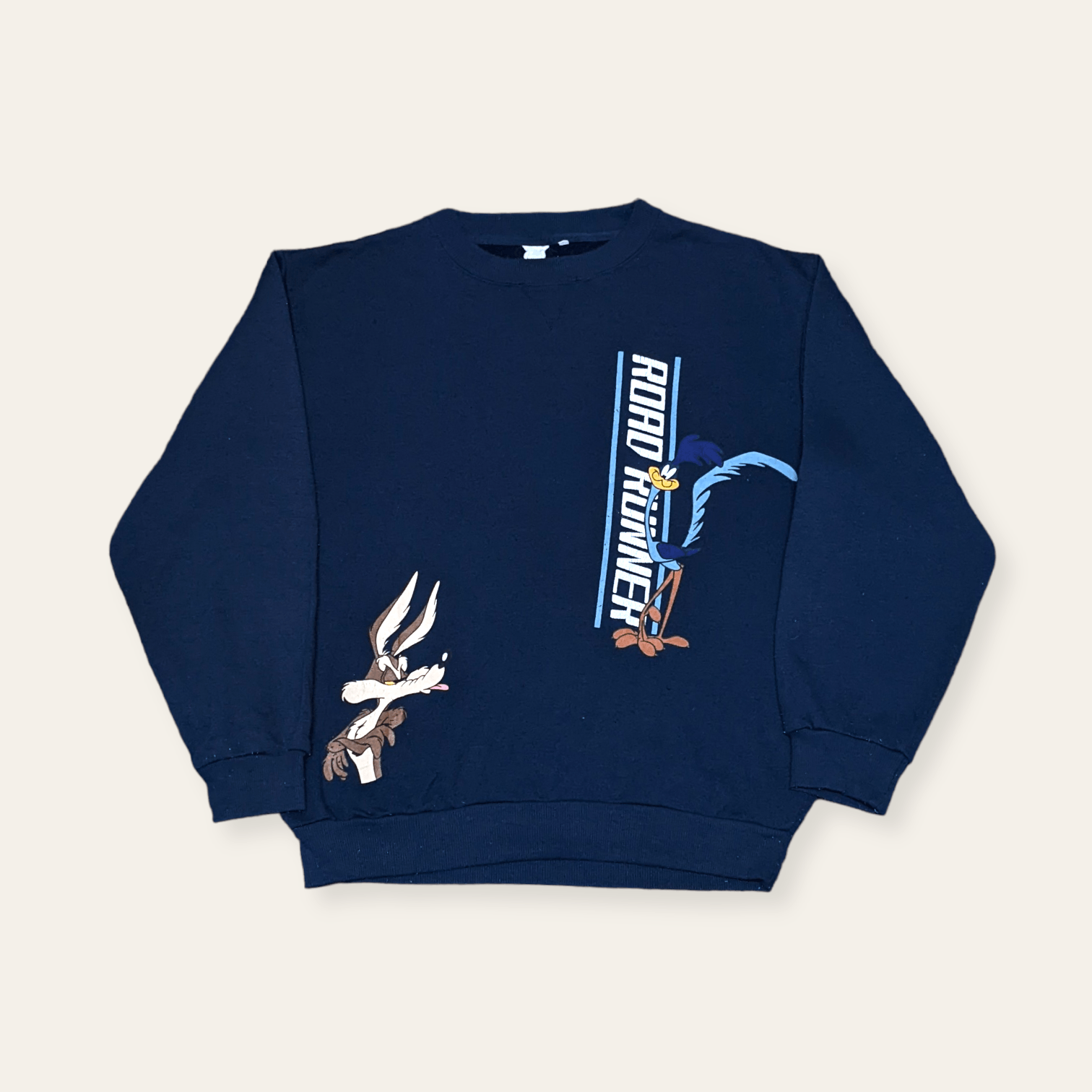 Cartoon Network × Vintage Vintage 90s Roadrunner Looney Tunes Sweatshirt Size US M / EU 48-50 / 2 - 1 Thumbnail