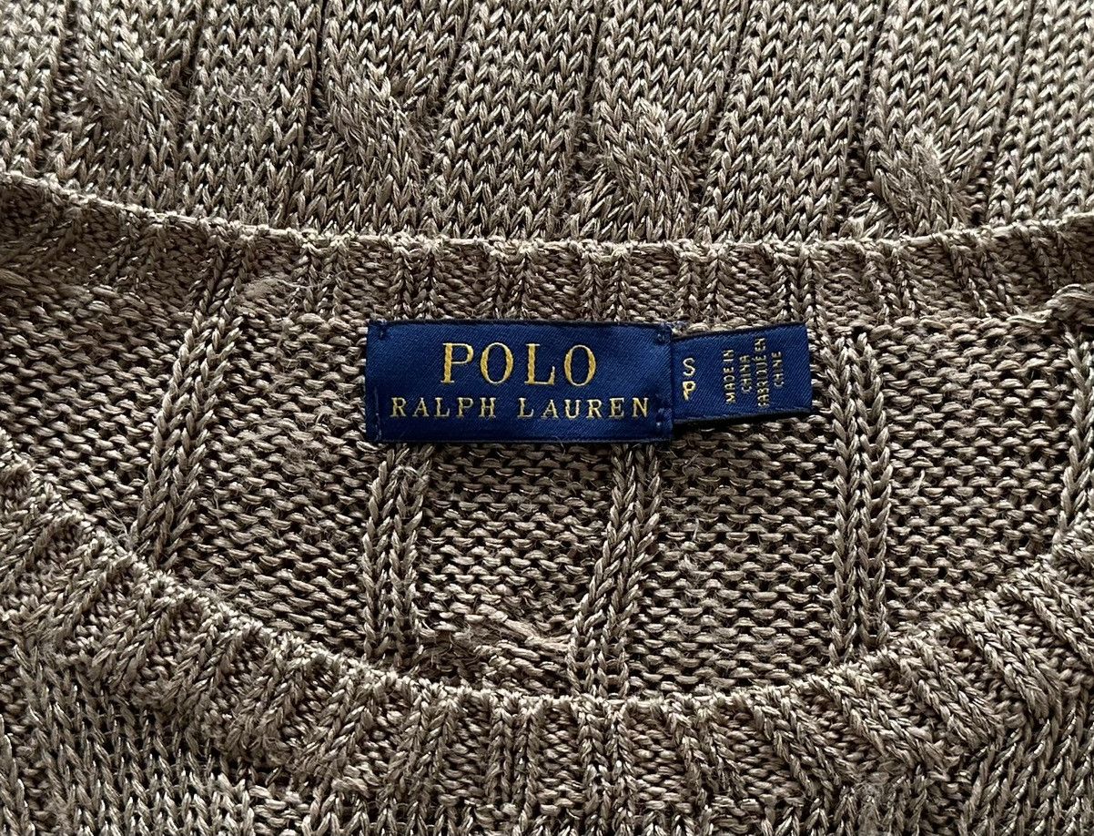 Polo Ralph Lauren Polo Ralph Lauren Logo Cable Knit Sweater Jumper Women's S Size S / US 4 / IT 40 - 5 Thumbnail