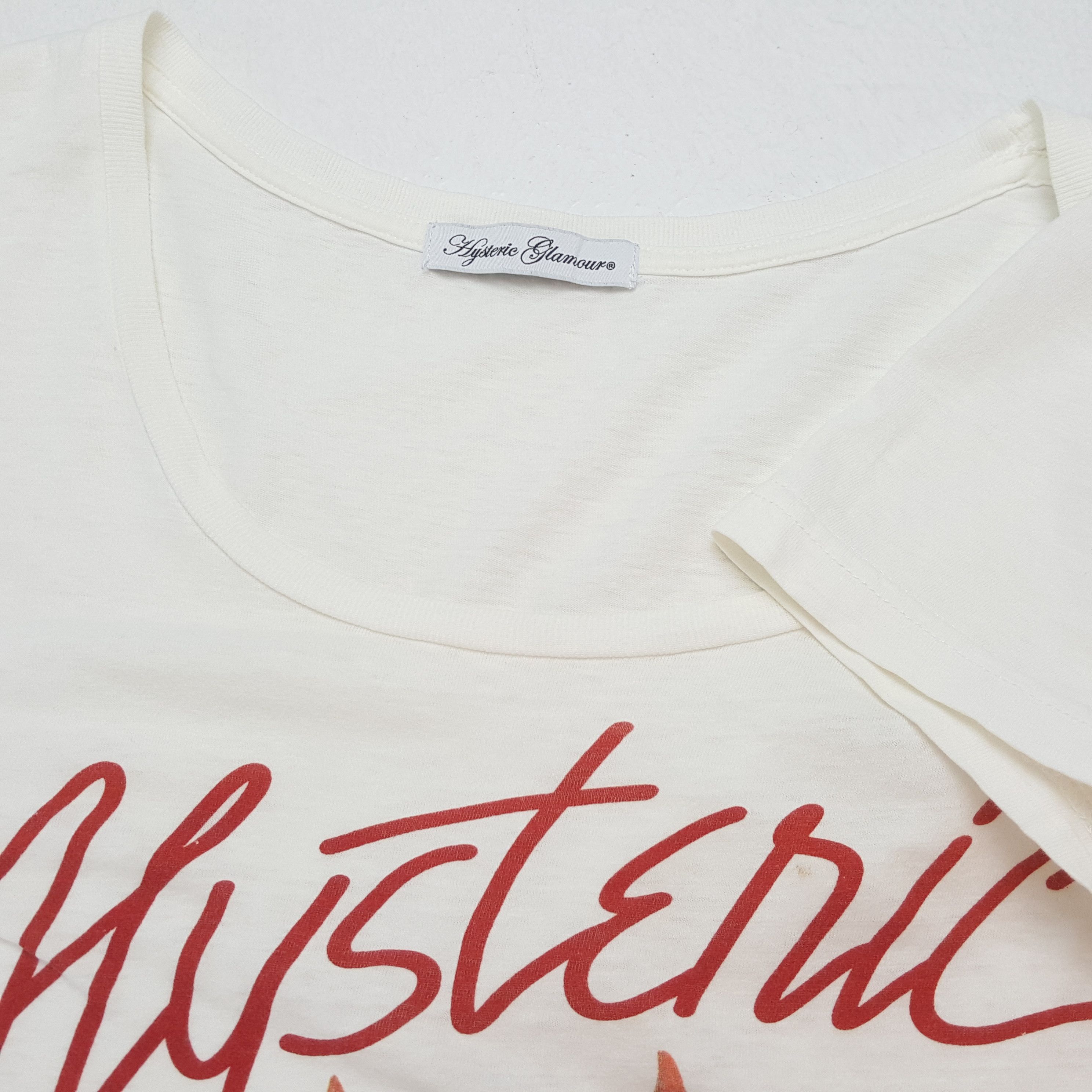 Hysteric Glamour × Japanese Brand × Vintage HYSTERIC GLAMOUR Japanese Brand Women Tshirt Size XS / US 0-2 / IT 36-38 - 6 Thumbnail