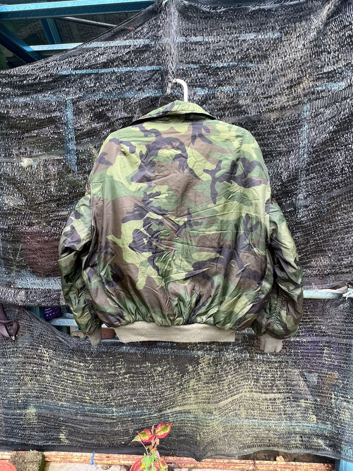 Vintage Even River Army Bomber Jacket