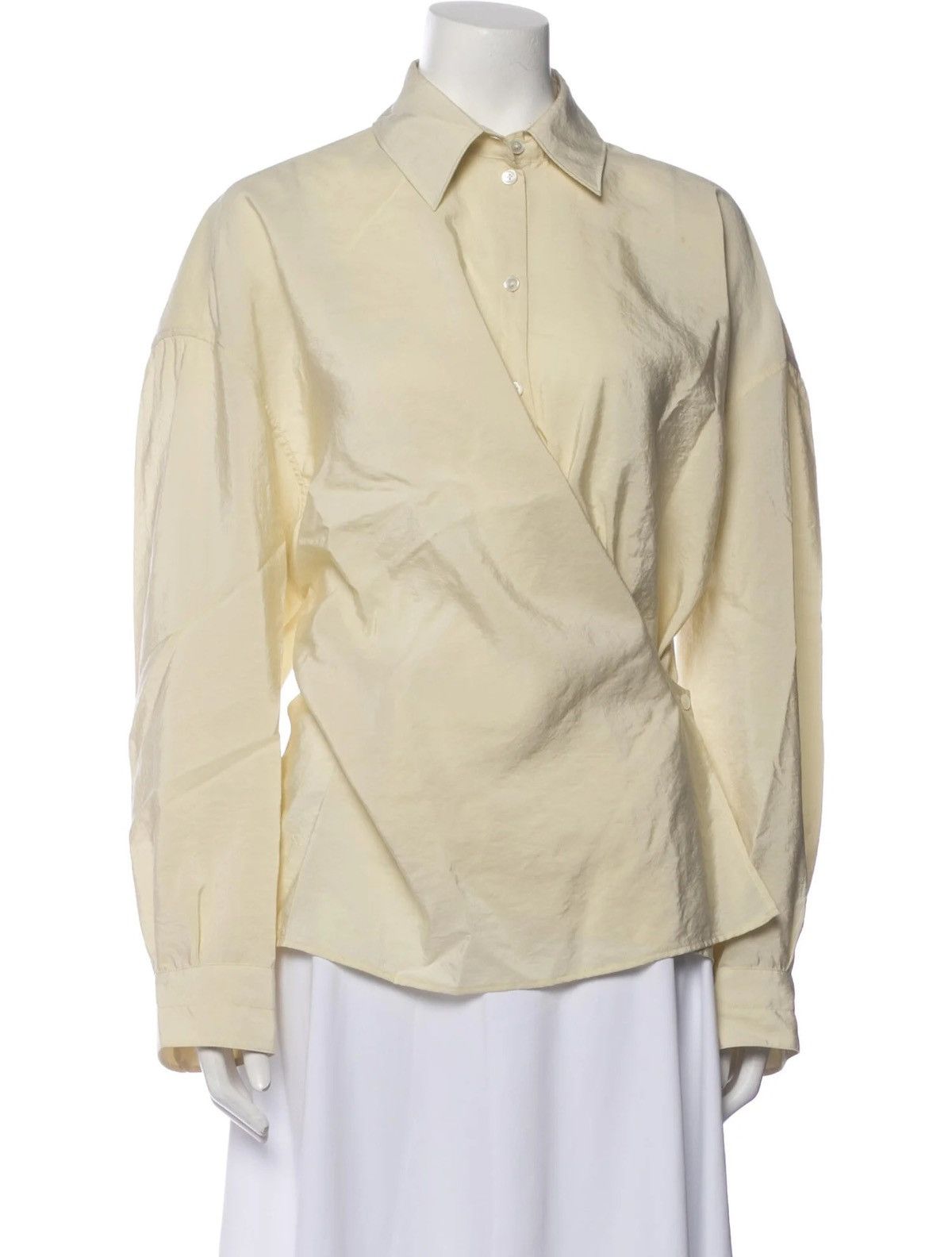 Lemaire Lemaire silk button up top Size M / US 6-8 / IT 42-44 - 1 Thumbnail