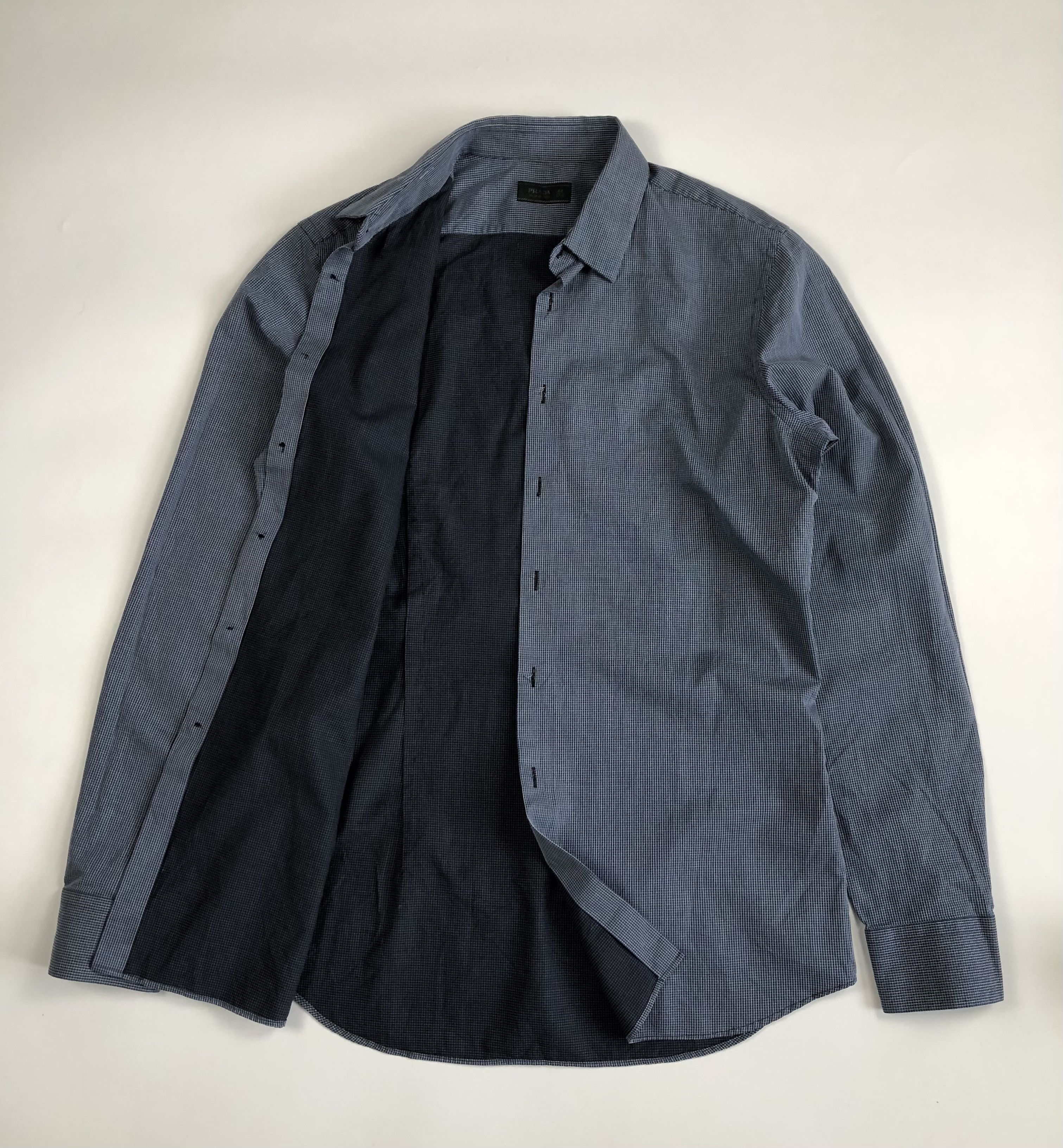 Prada Prada Cotton Button Up Shirt Size US XL / EU 56 / 4 - 6 Thumbnail