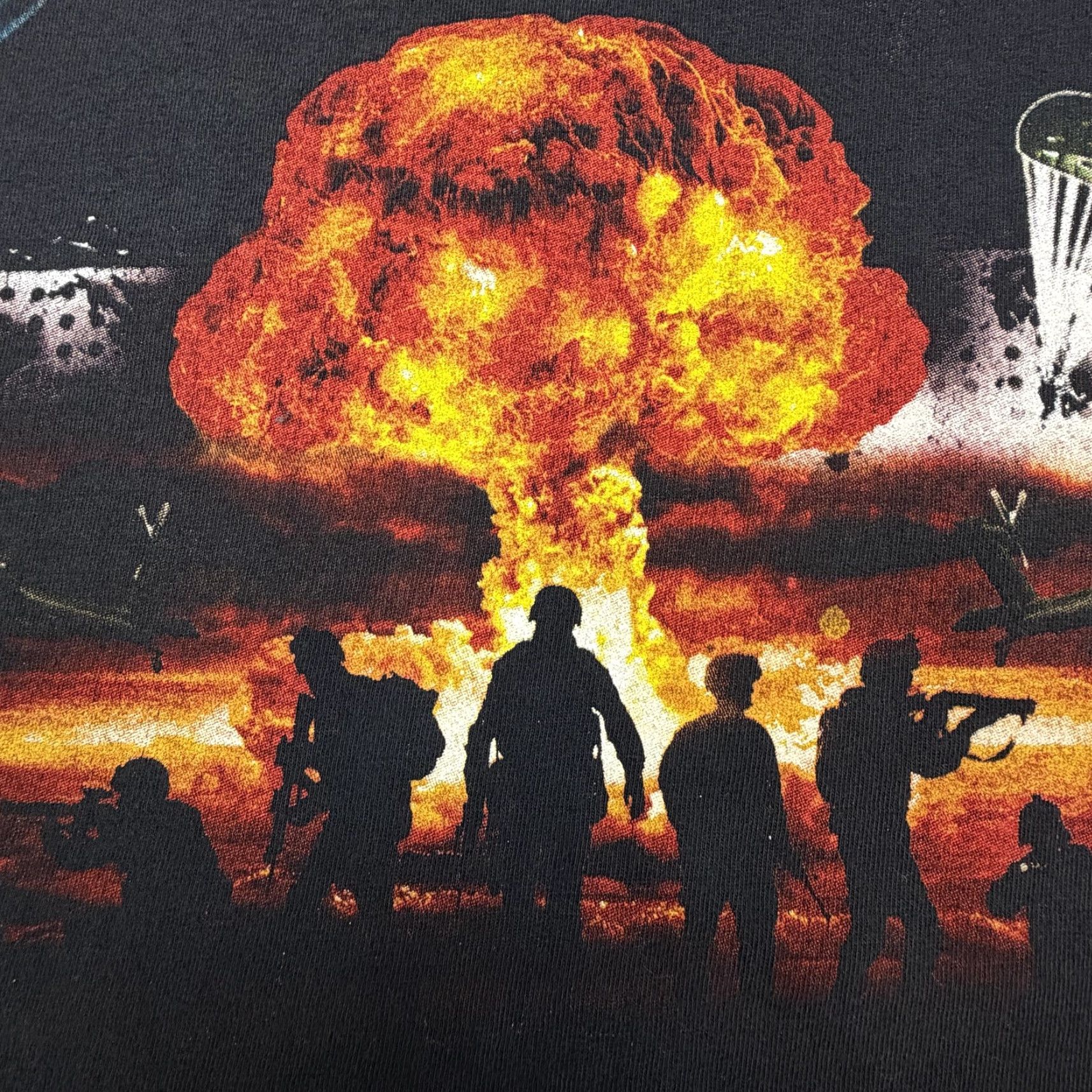 Vintage Nuke Squad Shirt Mens Large Black Turn Me Up Never Down Volume 2 Tee Graphic USA Size US L / EU 52-54 / 3 - 4 Thumbnail