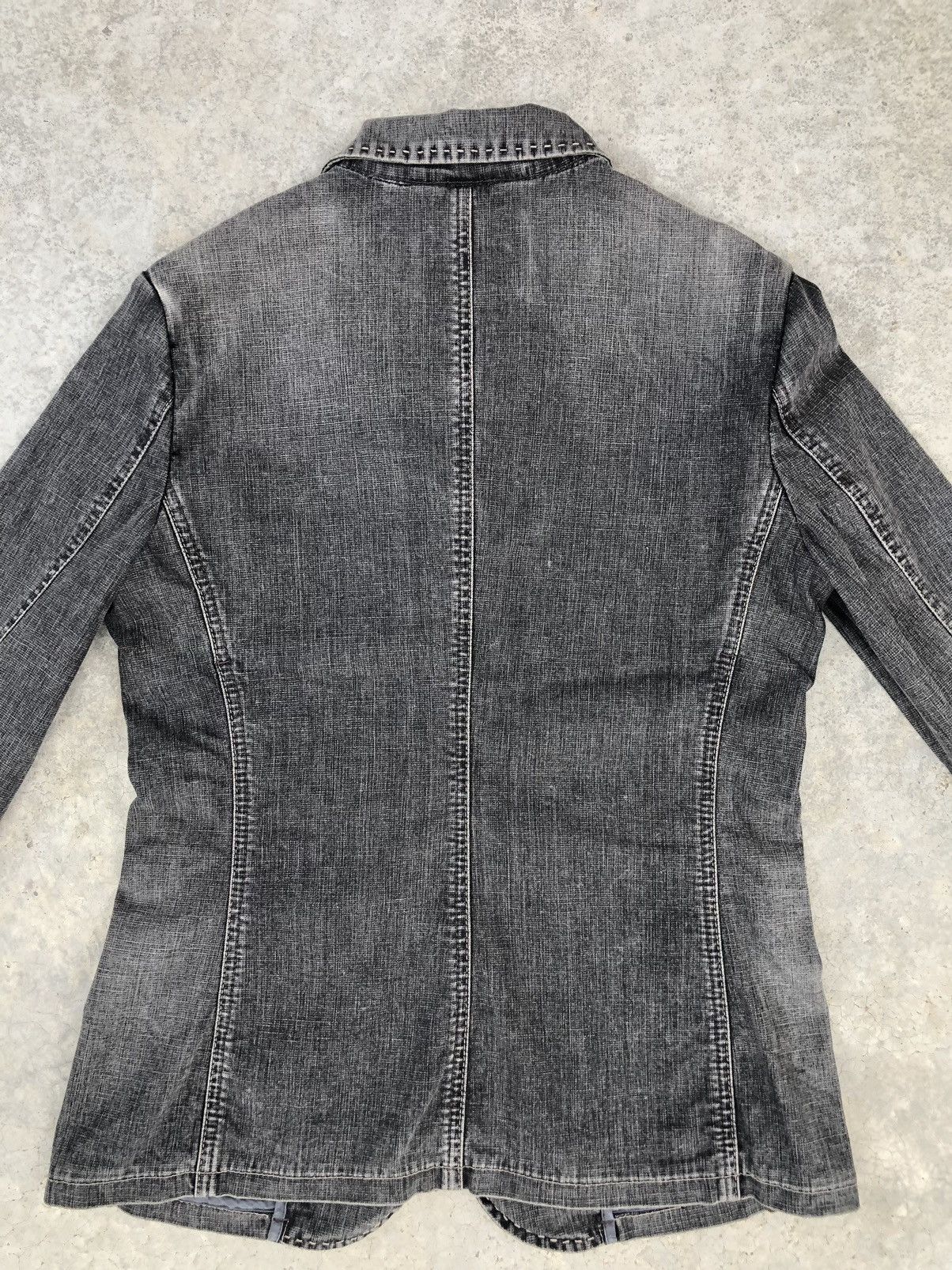 Marithe + Francois Girbaud Marithe Francois Girbaud Denim Jacket Distressed Size US M / EU 48-50 / 2 - 7 Thumbnail