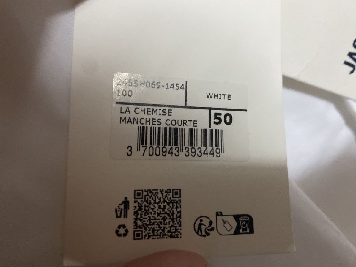 Jacquemus Jacquemus La Chemise Manches courte Size US L / EU 52-54 / 3 - 5 Thumbnail