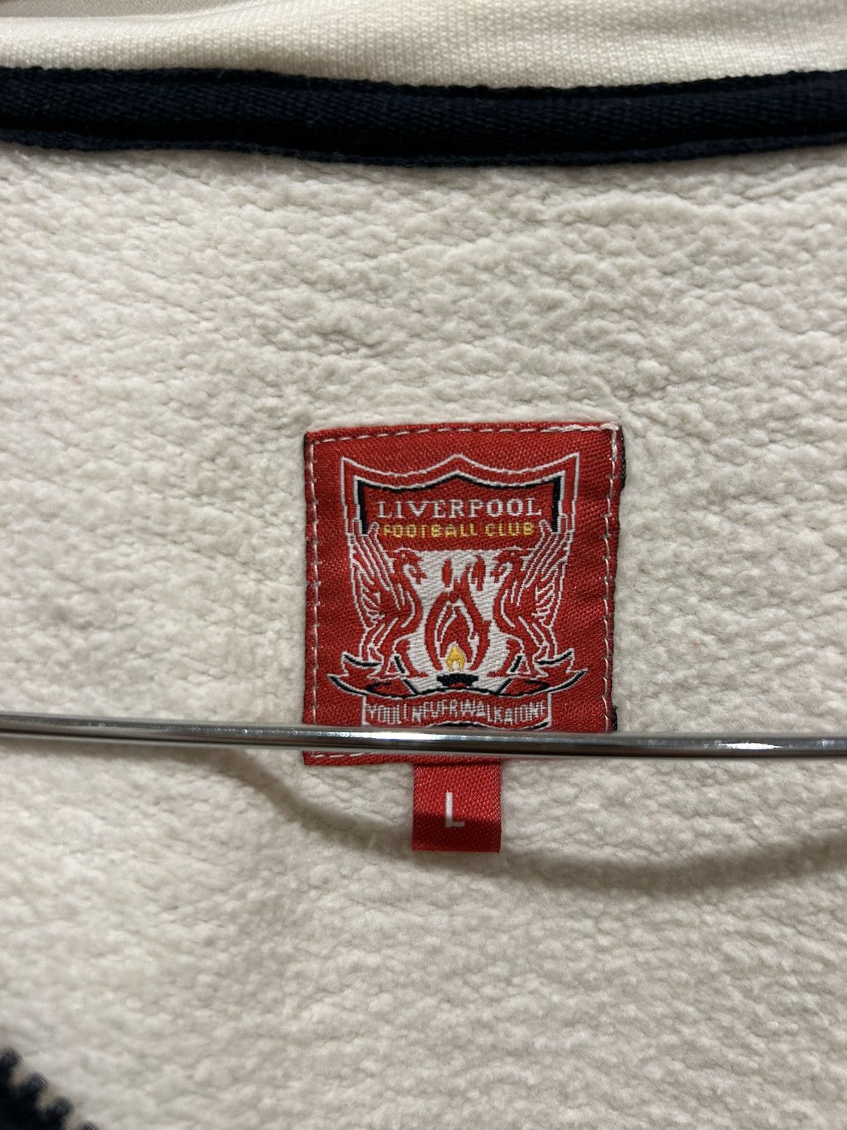 Vintage Vintage 90s Liverpool FC 1/4 Zip Sweater Size US L / EU 52-54 / 3 - 5 Thumbnail