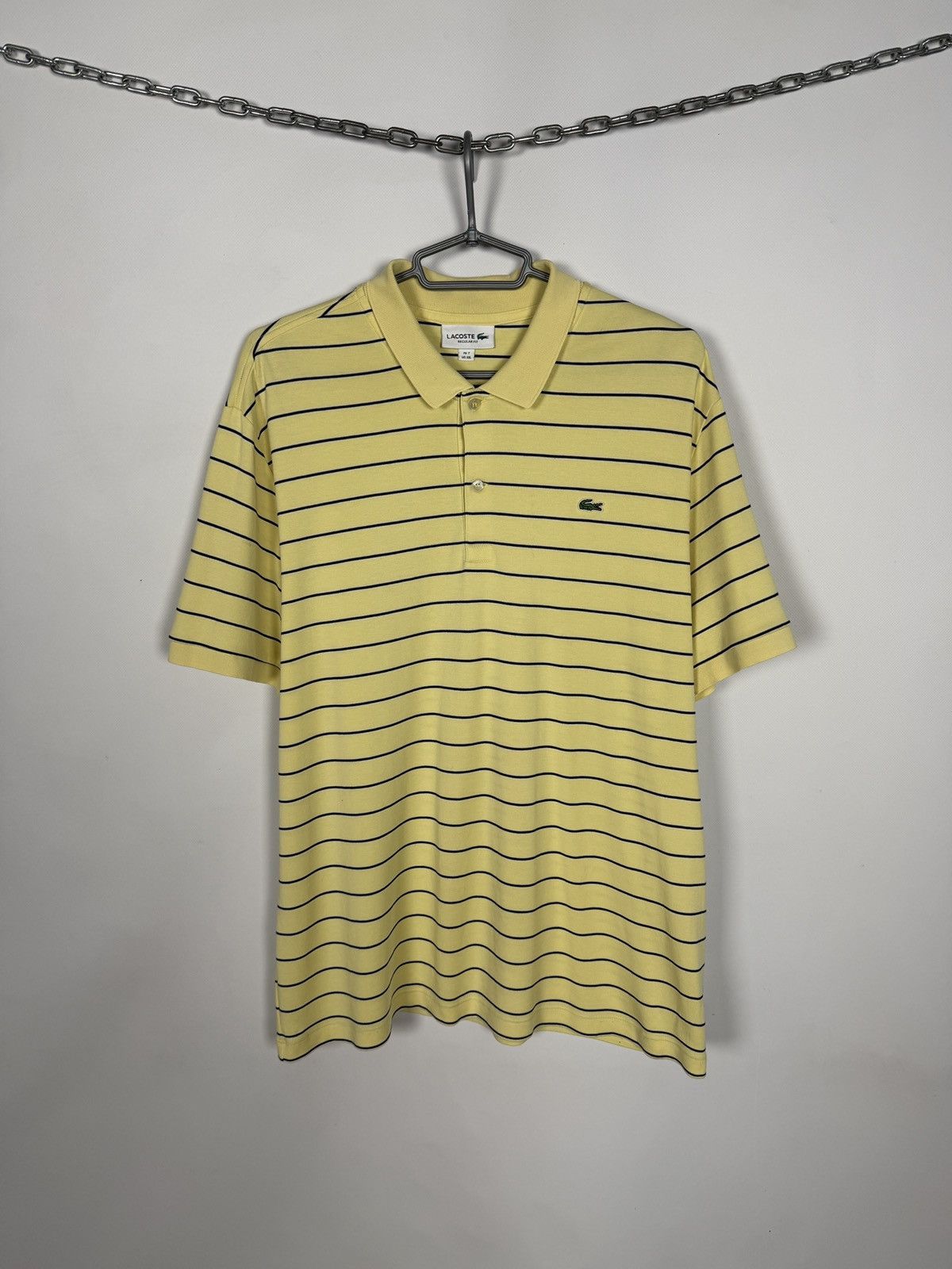Lacoste Men’s Lacoste Striped Polo Shirt Regular Fit Size 7 (XXL) Size US XXL / EU 58 / 5 - 1 Thumbnail