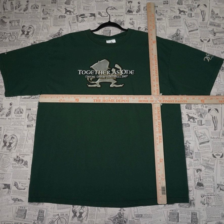 Adidas XL-Vintage Y2K adidas Notre Dame college football 00s tshirt Size US XL / EU 56 / 4 - 4 Thumbnail