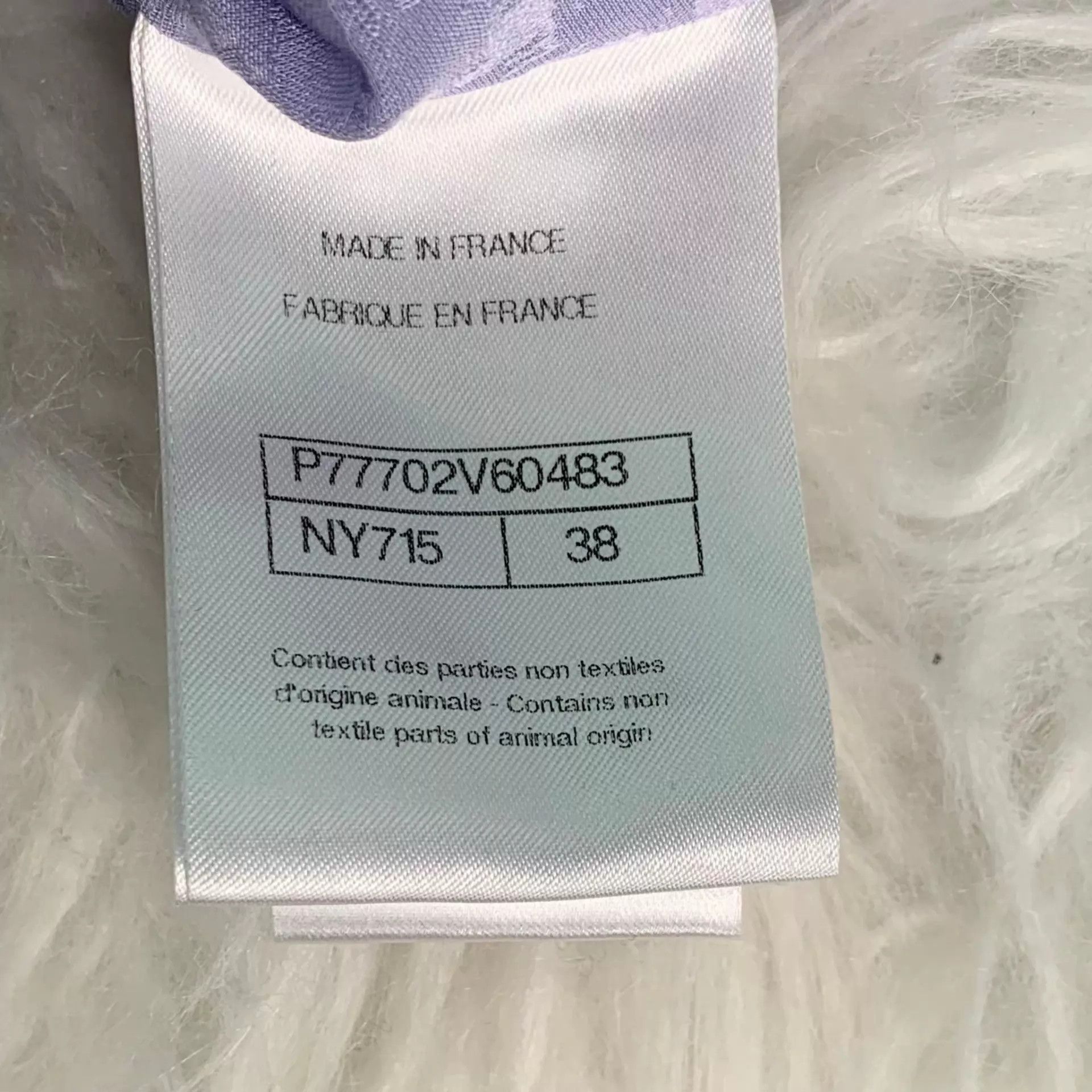 Chanel Chanel Women's Wool Coat Light Purple Size 38 Size S / US 4 / IT 40 - 7 Thumbnail