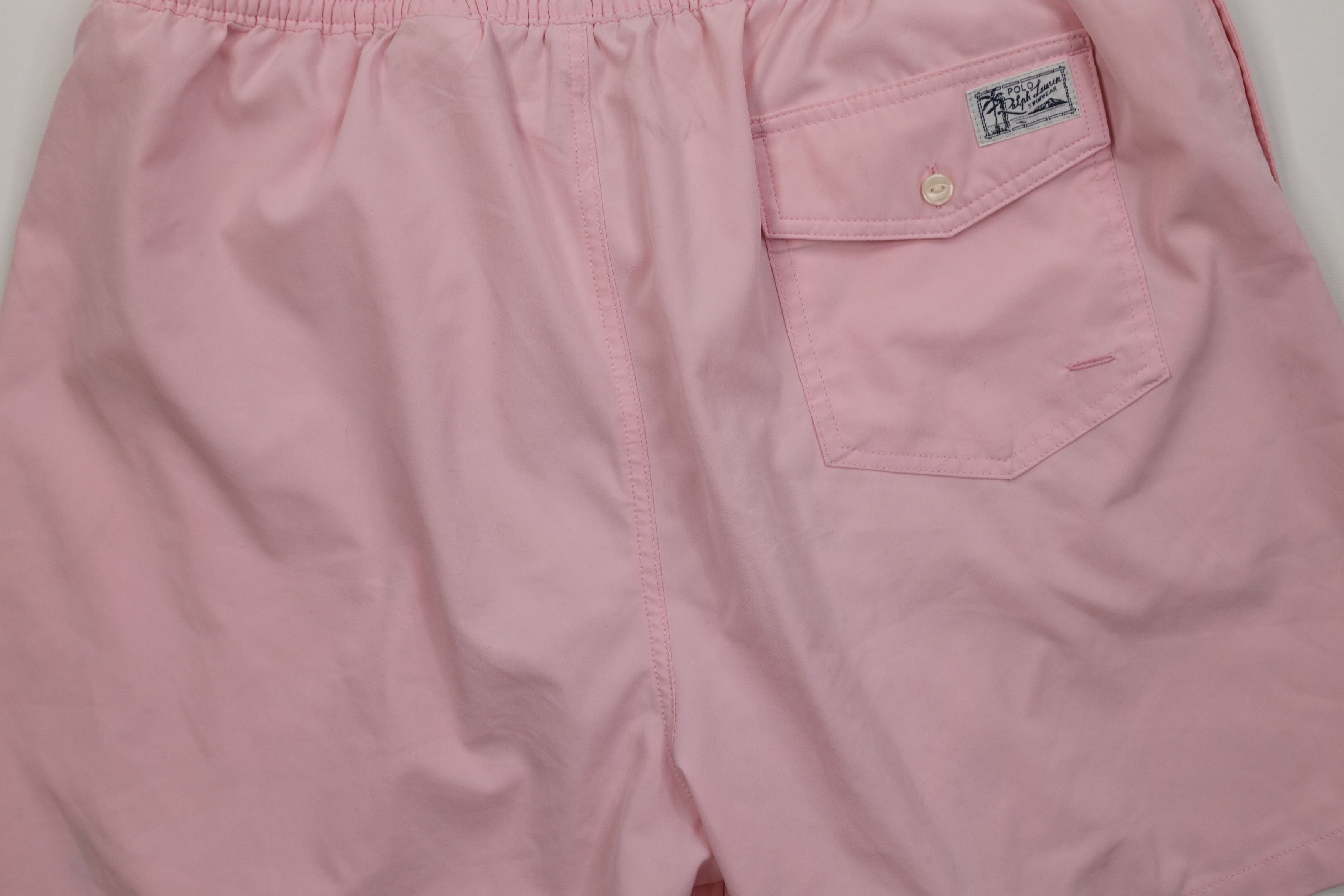 Polo Ralph Lauren Ralph Lauren Above Knee Swim Trunks Shorts Bubble Gum Pink Size US 36 / EU 52 - 12 Thumbnail
