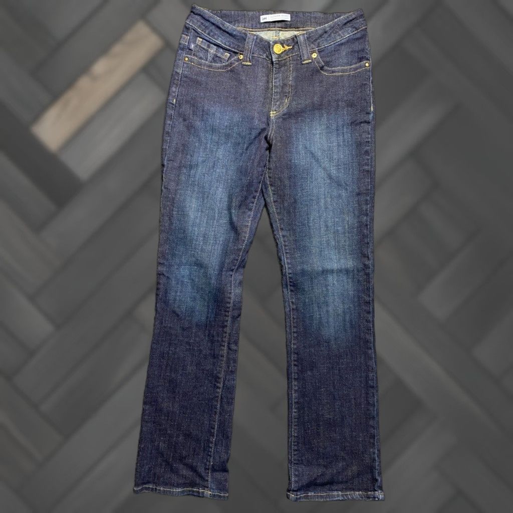 Lee Lee Jeans Womens 8 Medium Slender Secret Lower on The Waist Pockets Blue Faded Size 30" / US 8 / IT 44 - 1 Thumbnail