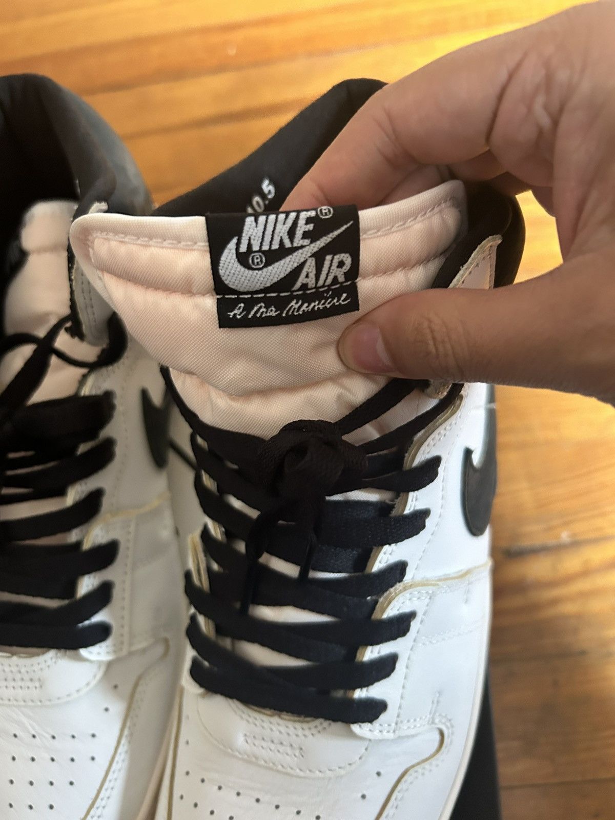 A Ma Maniere × Jordan Brand × Nike Nike Jordan A Ma Maniere Air Ship PE SP White/Black 10.5 Size US 10.5 / EU 43-44 - 6 Thumbnail