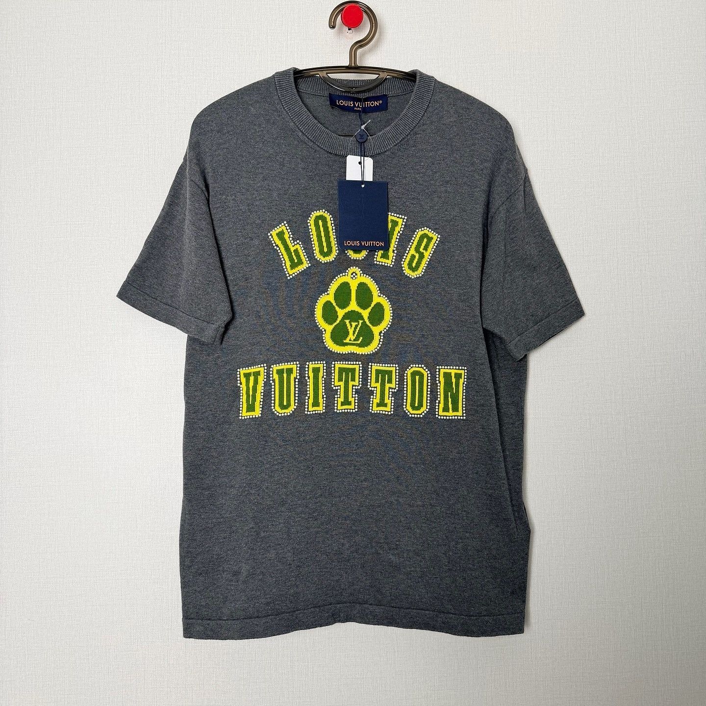 Louis Vuitton Louis Vuitton Paw Logo T-Shirt Gray Size S Size US S / EU 44-46 / 1 - 1 Thumbnail