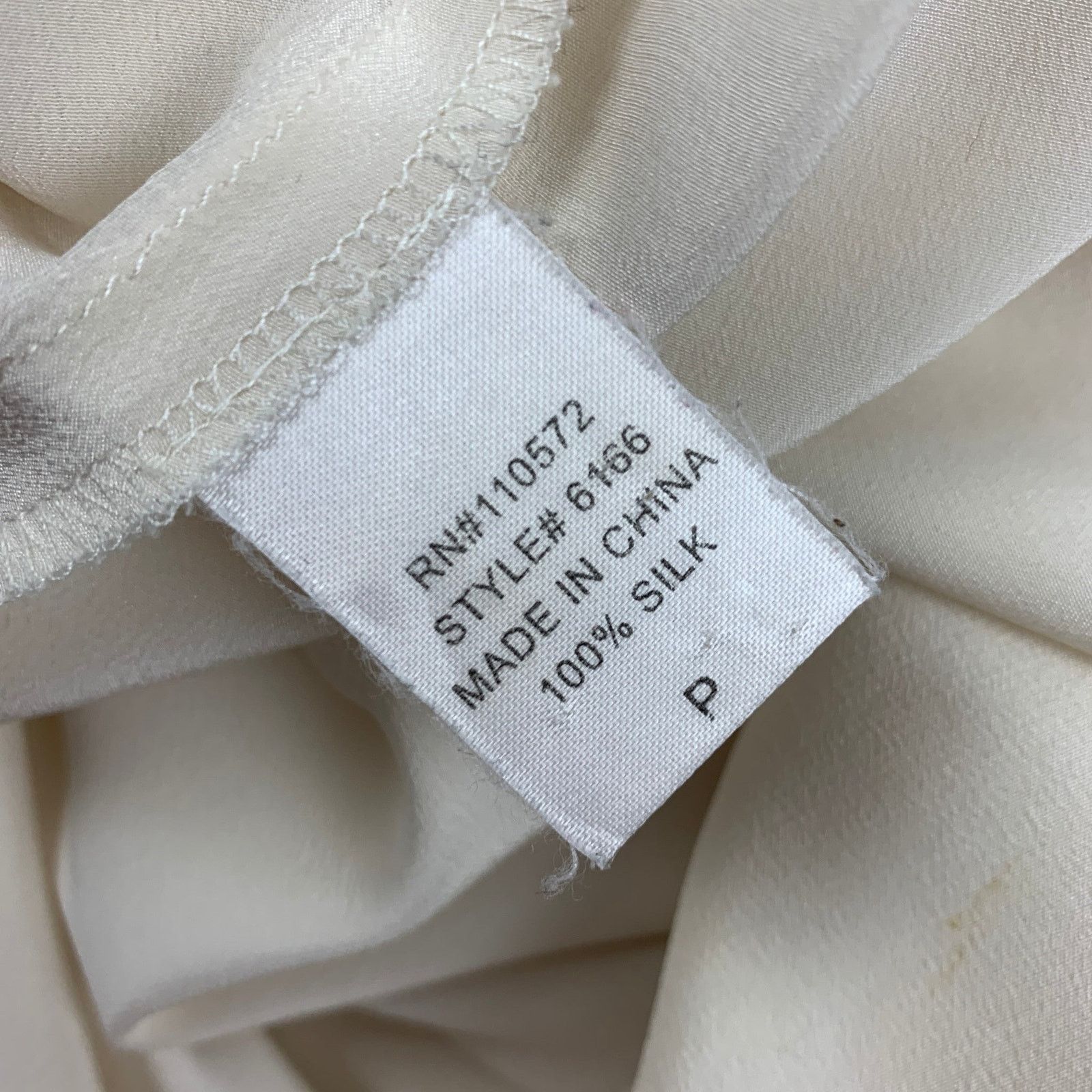 Other TWELFTH STREET Size S Cream Silk Slip Dress Size S / US 4 / IT 40 - 5 Thumbnail