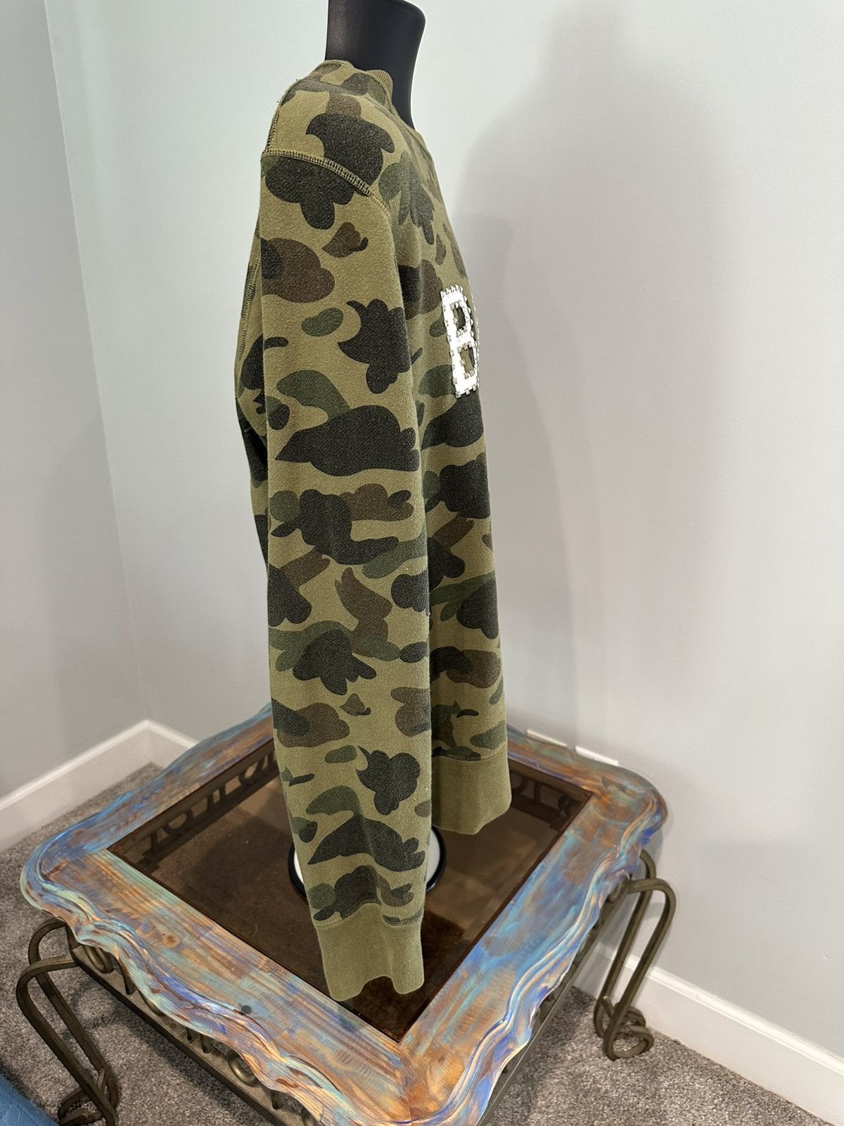 Bape Bape Camo Studded Crewneck Size US L / EU 52-54 / 3 - 4 Thumbnail