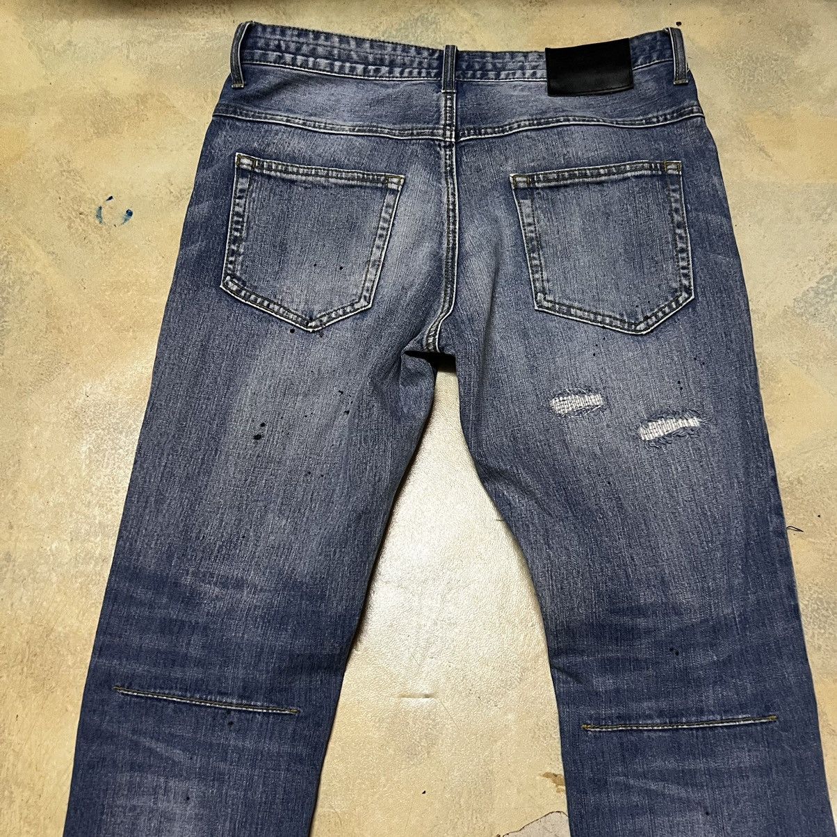 Number (N)ine Number Nine x Loveless Guild Prime Collaboration Denim Jeans Size US 31 - 19 Thumbnail