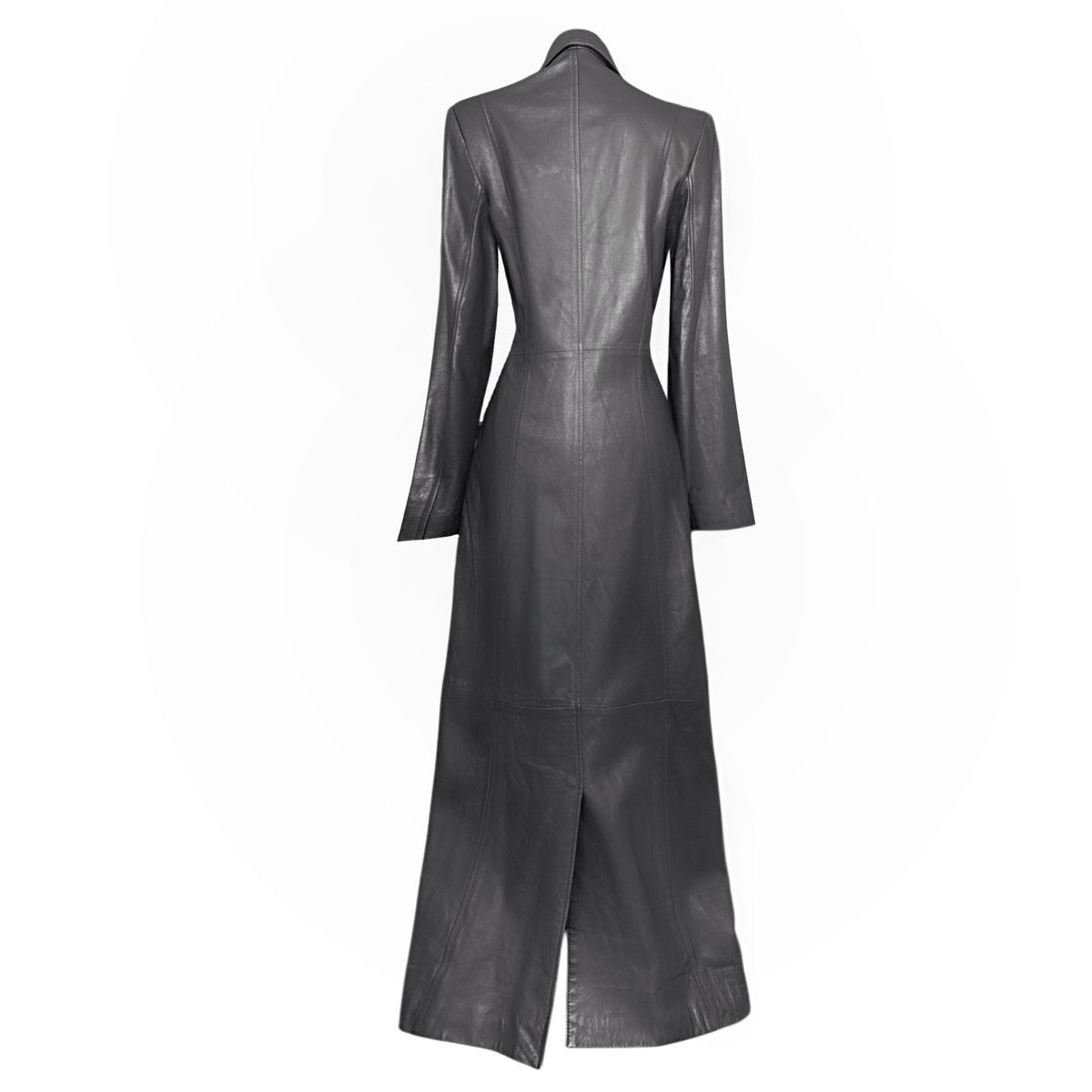Vintage Iconic super long matrix leather coat Size M / US 6-8 / IT 42-44 - 2 Thumbnail