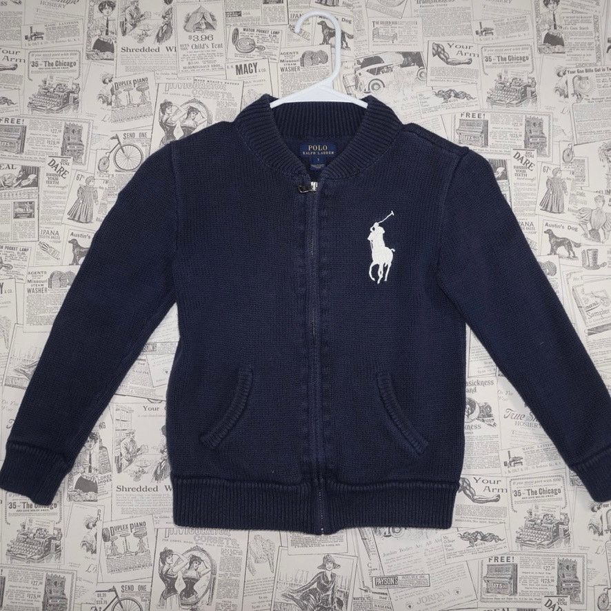 7 - Vintage Y2K polo Ralph Lauren zip up knitted 00s sweater