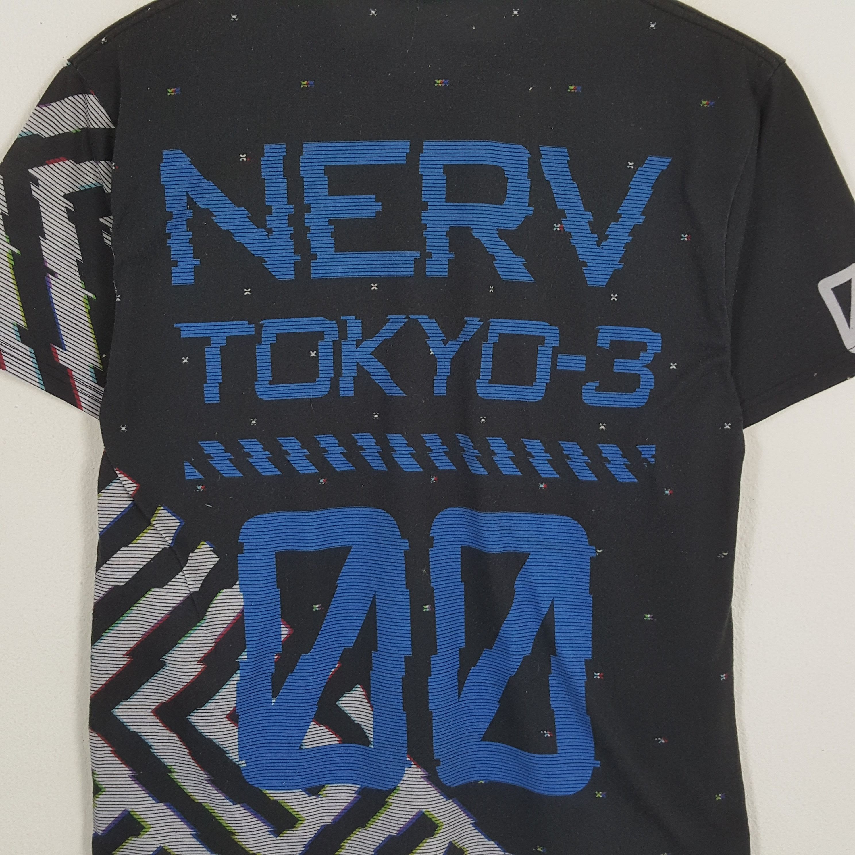 Sci-Fi Fantasy × Vintage EVANGELION Japanese Anime Cartoon Fullprint Design Tshirt Size US L / EU 52-54 / 3 - 4 Thumbnail