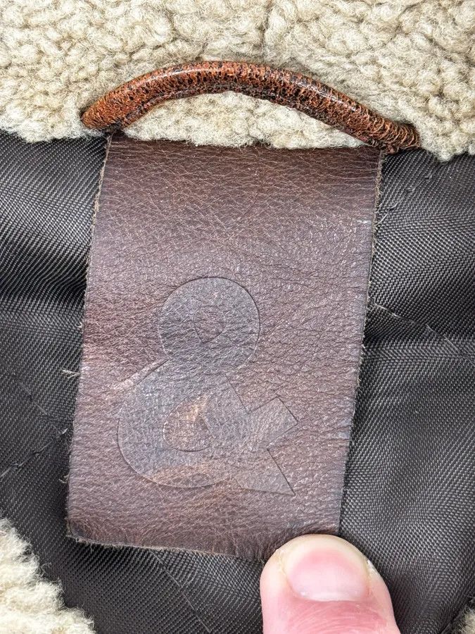 Dolce & Gabbana 2000s Dolce & Gabbana Aged Brown Leather Shearling Jacket Size US L / EU 52-54 / 3 - 11 Thumbnail