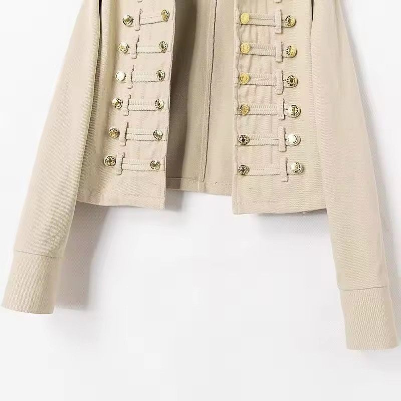 Japanese Brand Military Style Denim Jacket Size M / US 6-8 / IT 42-44 - 5 Thumbnail
