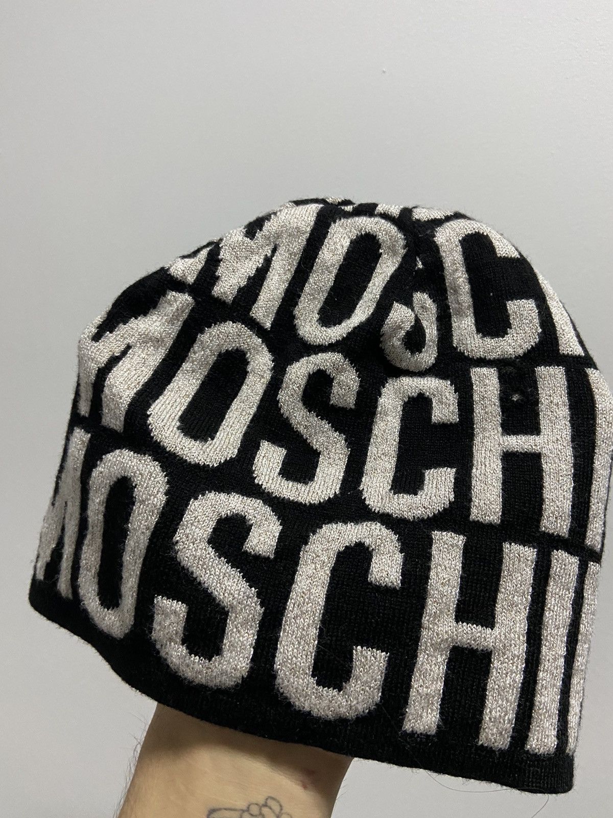Moschino × Vintage Moschino hat monogram logo overprint vintage Size ONE SIZE - 3 Thumbnail