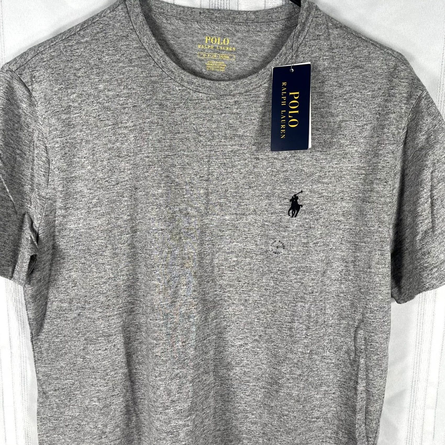 Polo Ralph Lauren Polo Ralph Lauren Mens Shirt S Short Sleeve Crewneck Heather Gray NWT Grey Polo TShirt Small Size Regular Size US S / EU 44-46 / 1 - 2 Thumbnail