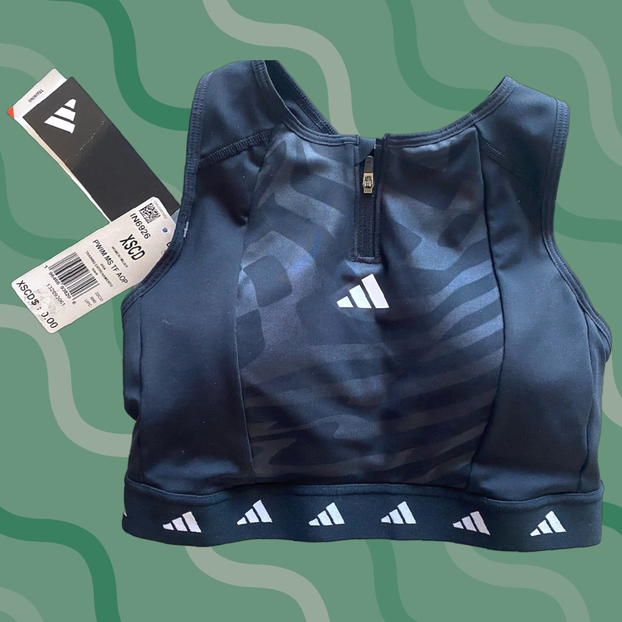 Adidas Adidas Training Bra Women’s XS Black Sports Bra Women Activewear Black XS Size ONE SIZE - 1 Thumbnail