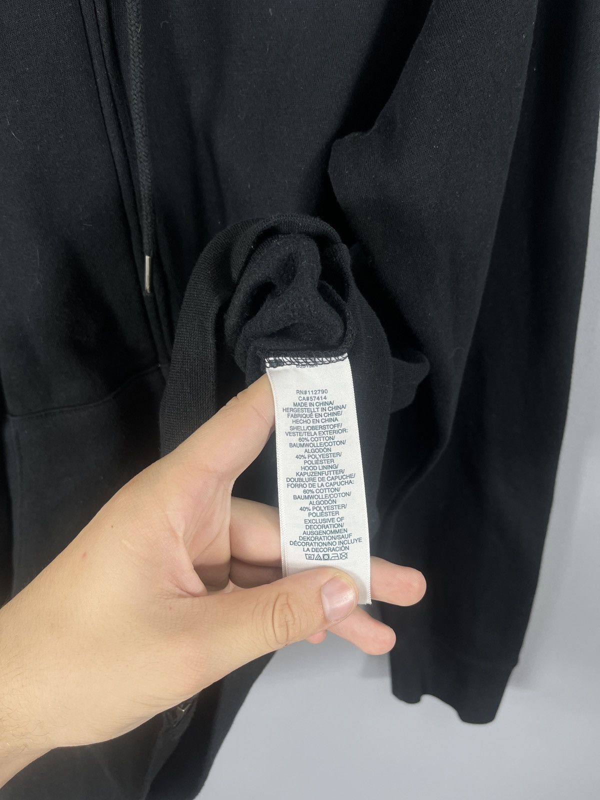 True Religion True Religion Buddha WT Men Black Cotton Y2K Full Zip Hoodie Size US XL / EU 56 / 4 - 4 Thumbnail