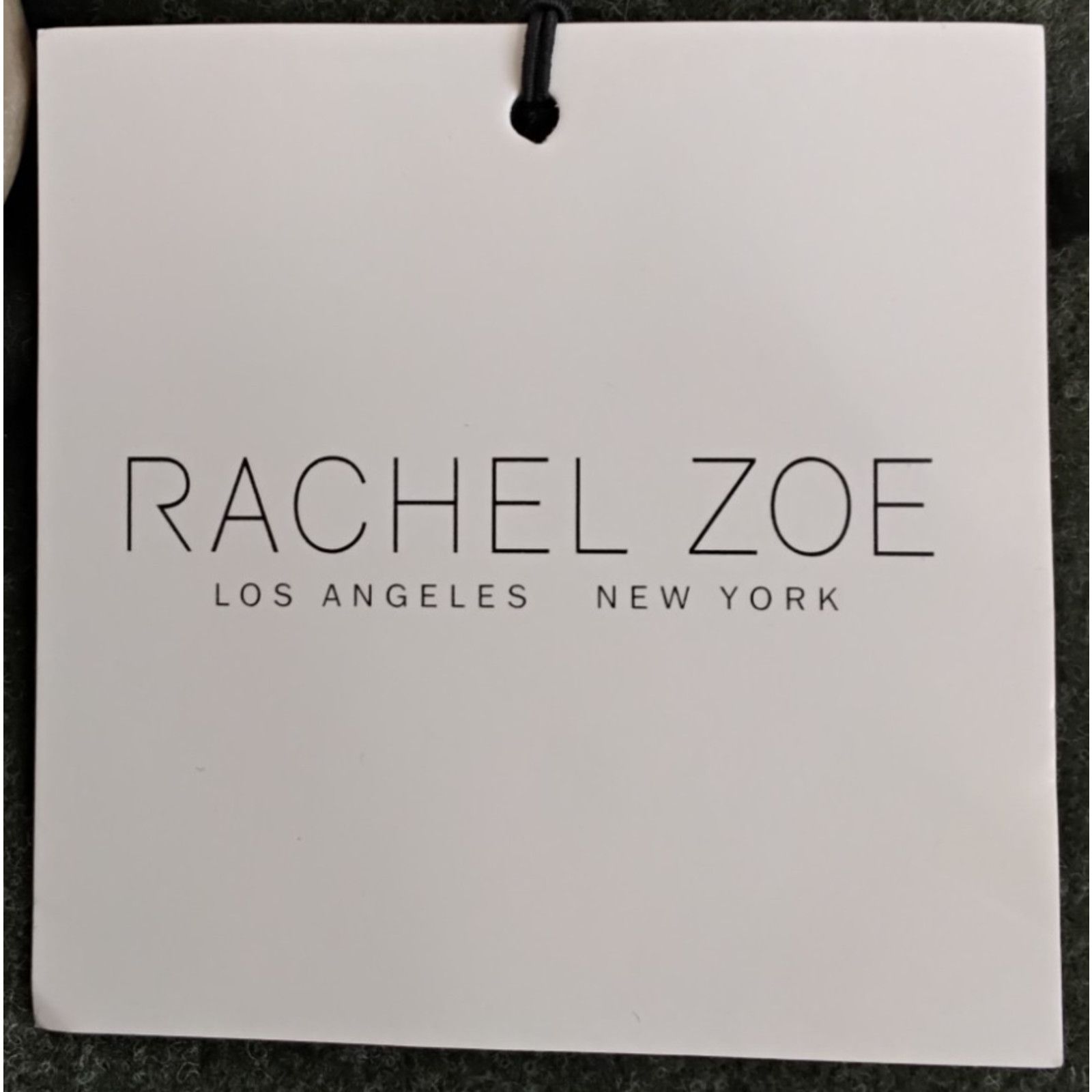 Other Rachel Zoe Poncho Cape One Size Green Olive Tan Trim NWT Size L / US 10 / IT 46 - 12 Thumbnail
