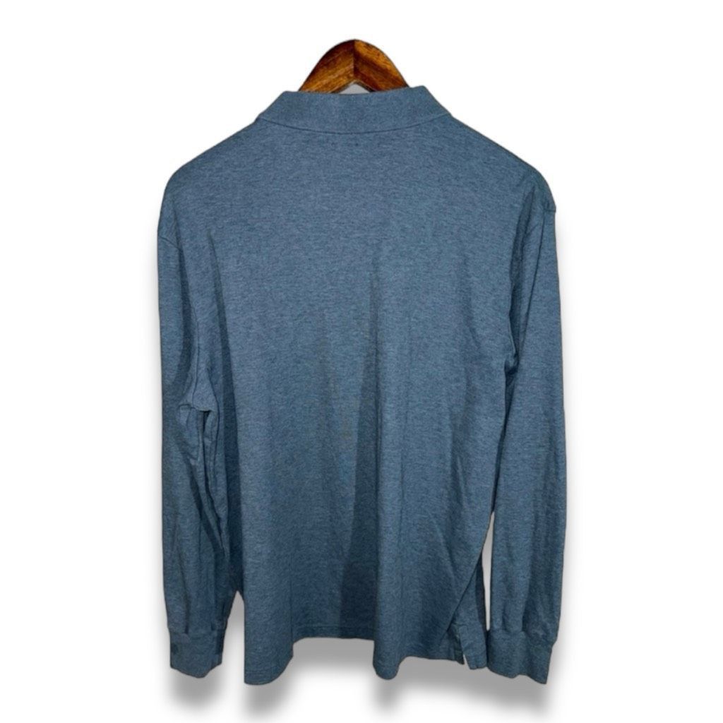 Polo Ralph Lauren Blue Polo Ralph Lauren L/S Soft Touch Polo Shirt Size L Size US L / EU 52-54 / 3 - 9 Thumbnail