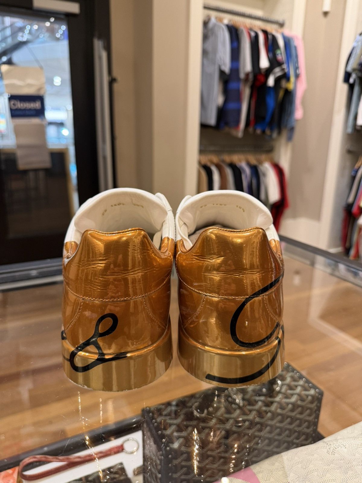 Dolce & Gabbana Dolce & Gabbana Portofino -Gold White Size US 10.5 / EU 43-44 - 6 Thumbnail