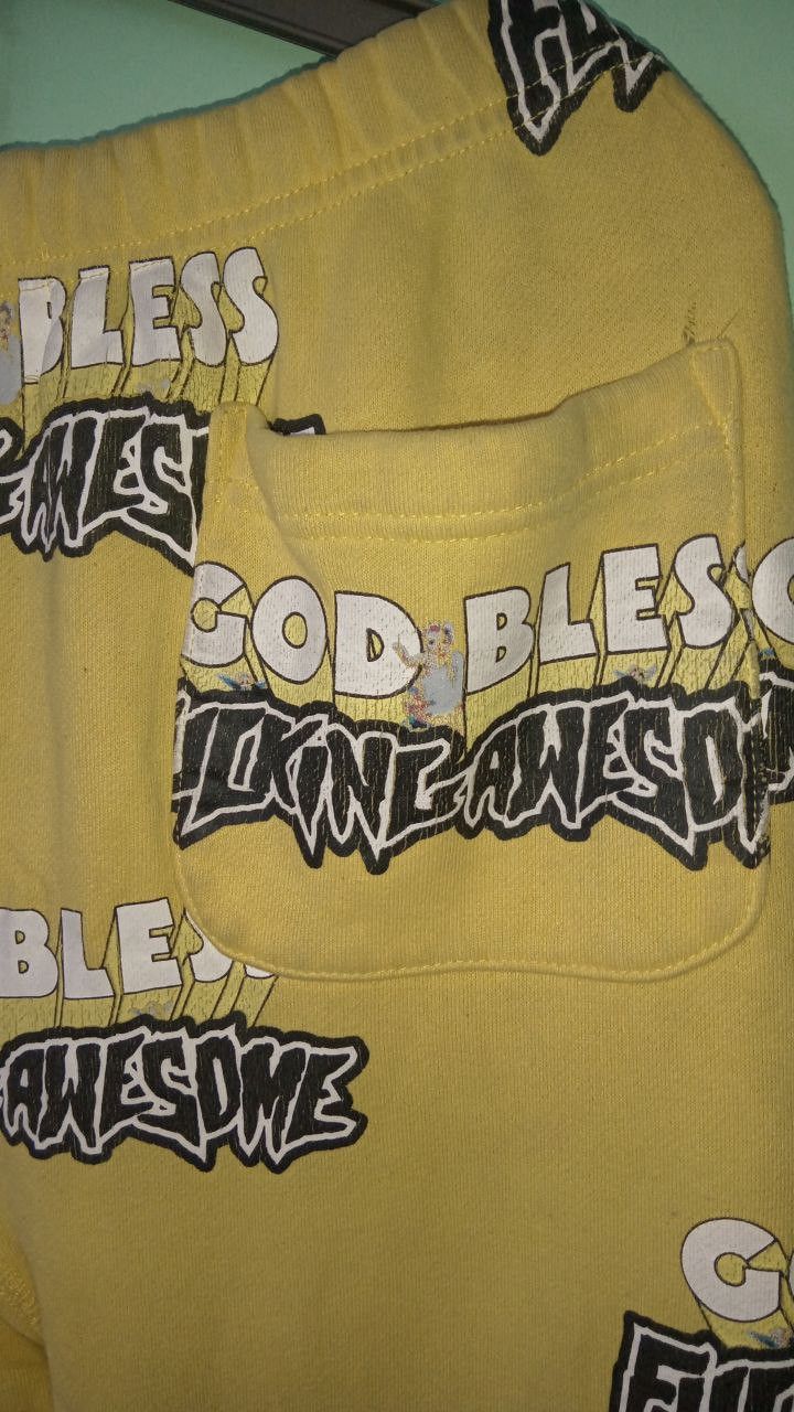 Fucking Awesome Fucking Awesome God Bless Sweatpants L Size US 36 / EU 52 - 15 Thumbnail