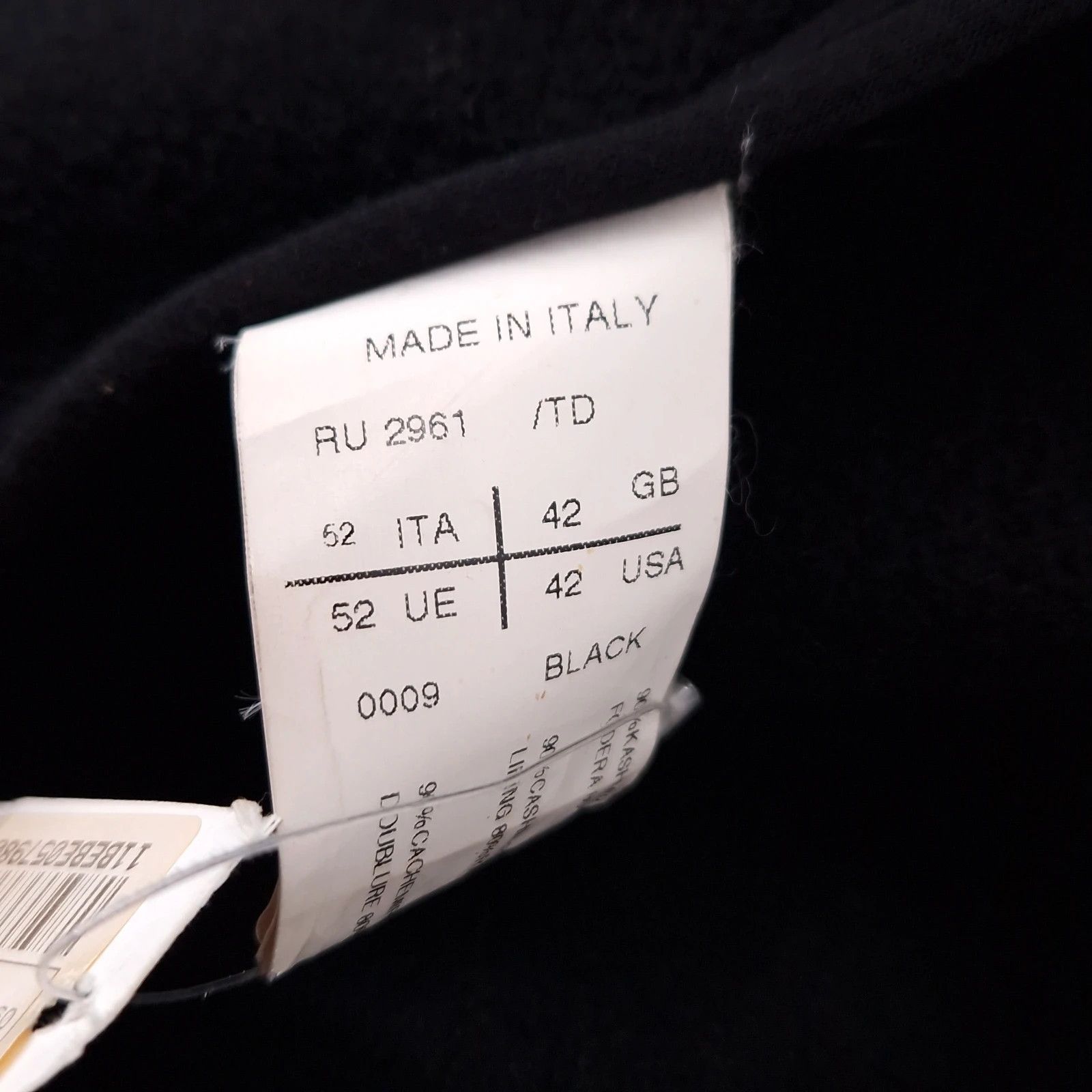 Rick Owens DSWT FW11 Heavy Cashmere Coat Limo Size US L / EU 52-54 / 3 - 7 Thumbnail