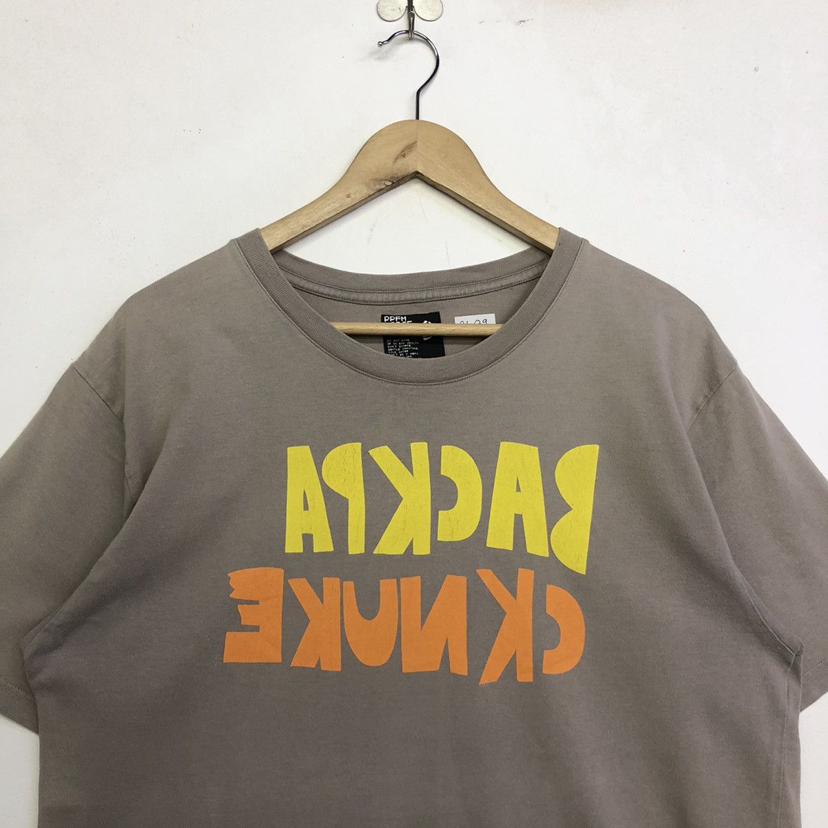 Japanese Brand × PPFM PPFM BACKPACKNUKE Spellout Tshirt Size US L / EU 52-54 / 3 - 2 Thumbnail