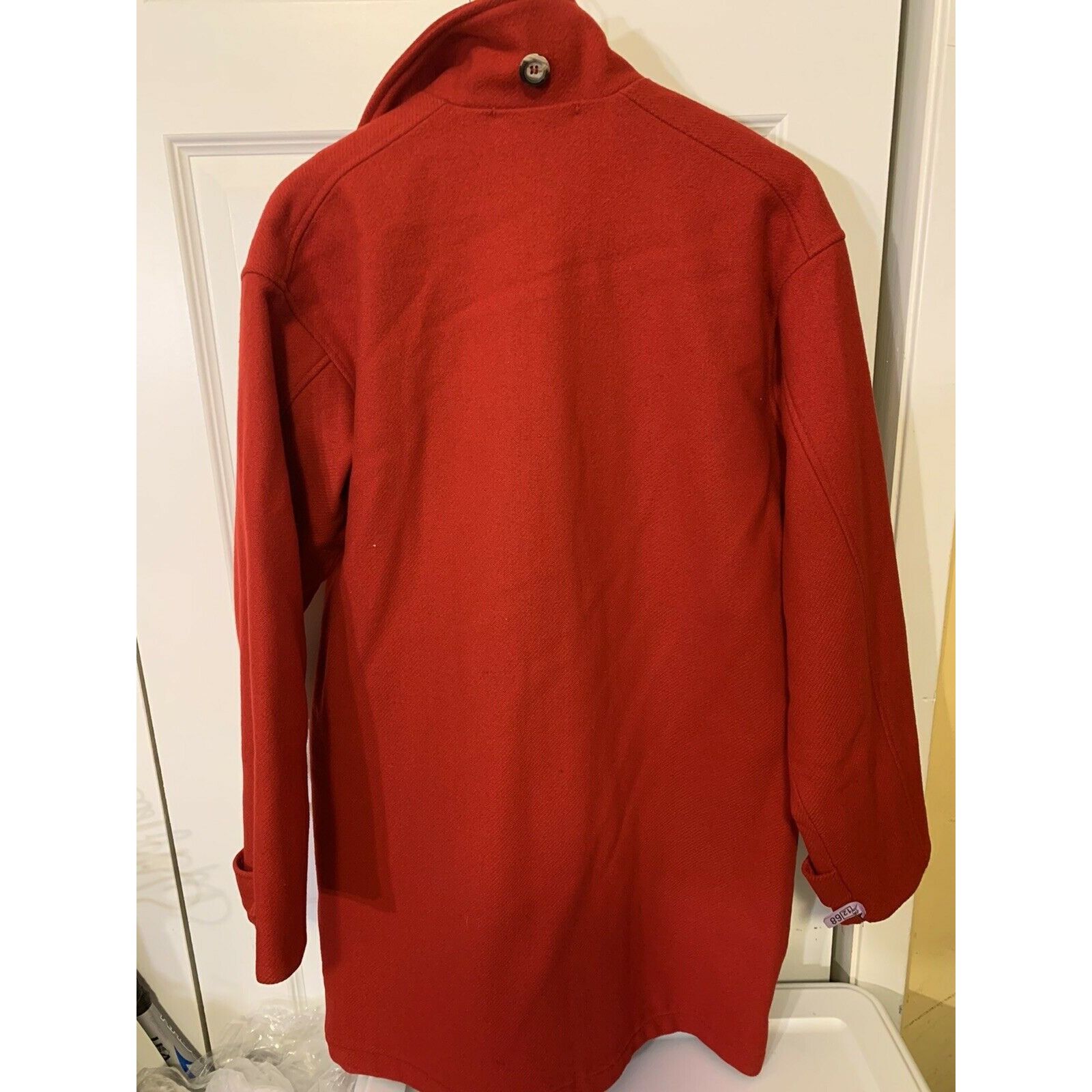 Lands' End Lands End Hooded Wool Parka coat toggle red womens sz M Size M / US 6-8 / IT 42-44 - 9 Thumbnail