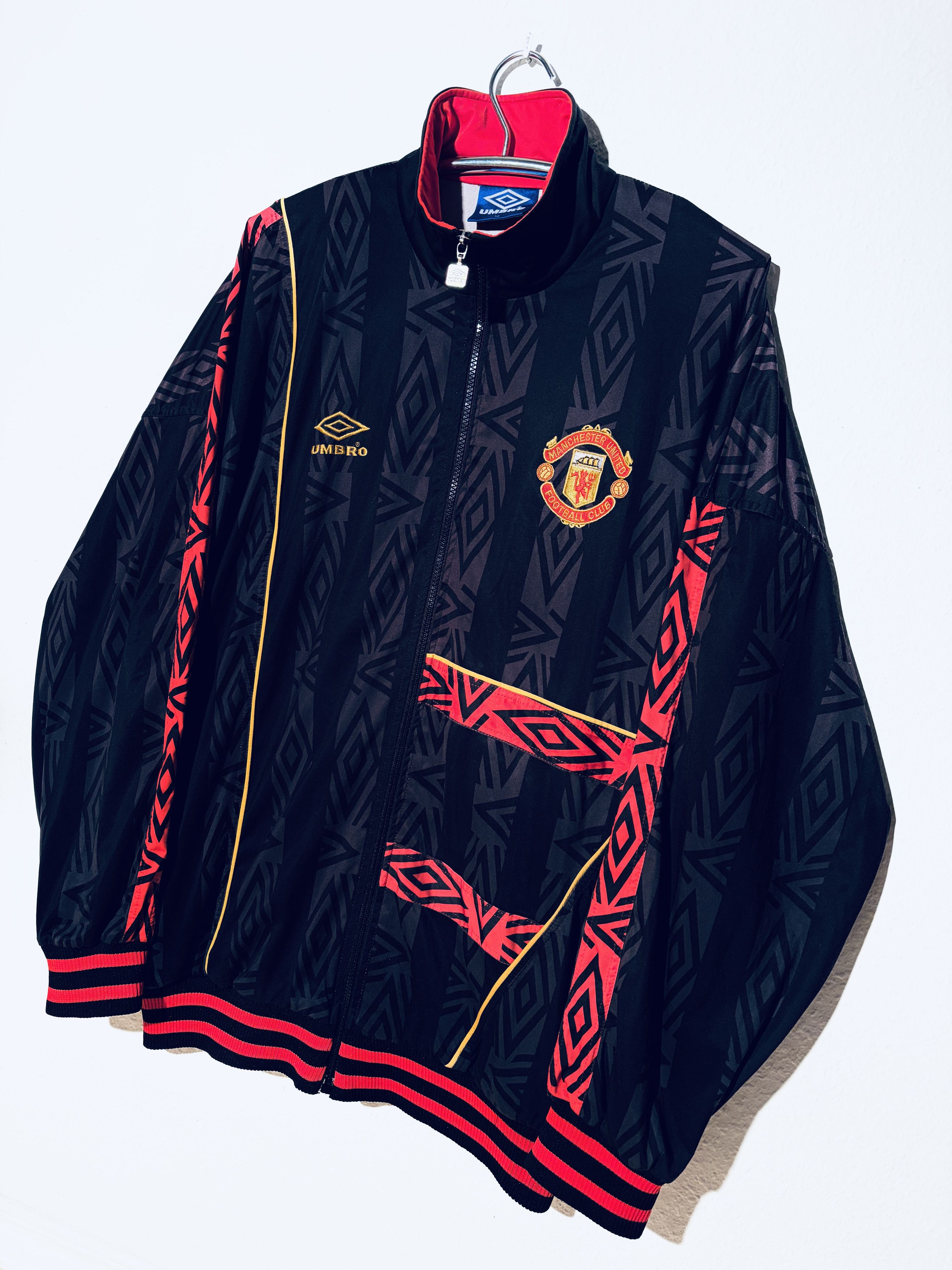 Umbro Manchester United Training Jacket 1992 - 1993 Size US XL / EU 56 / 4 - 3 Thumbnail