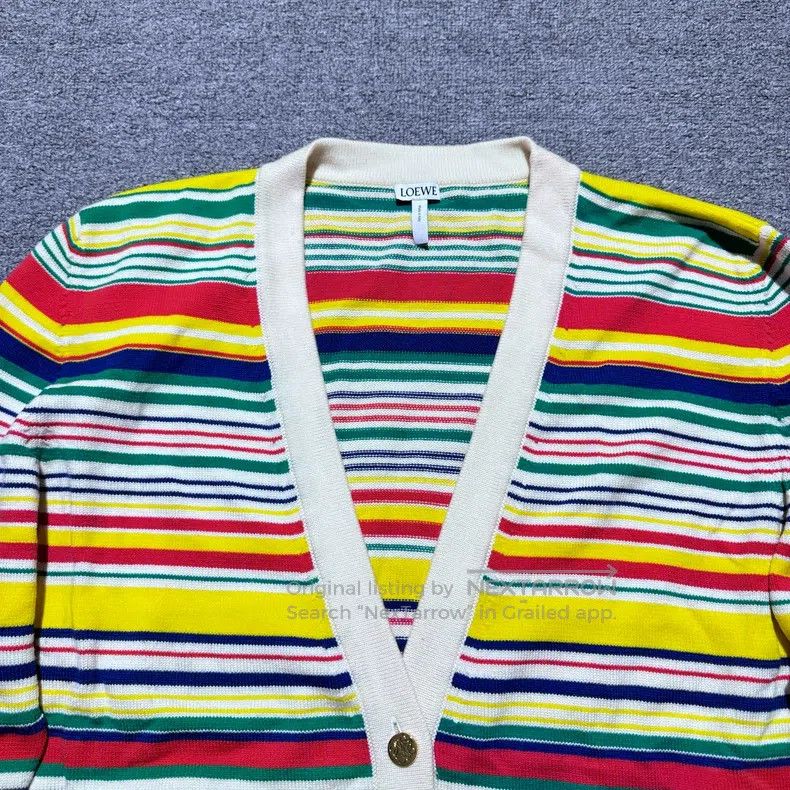 Loewe Loewe Colorful striped knit cardigan Size S / US 4 / IT 40 - 3 Thumbnail