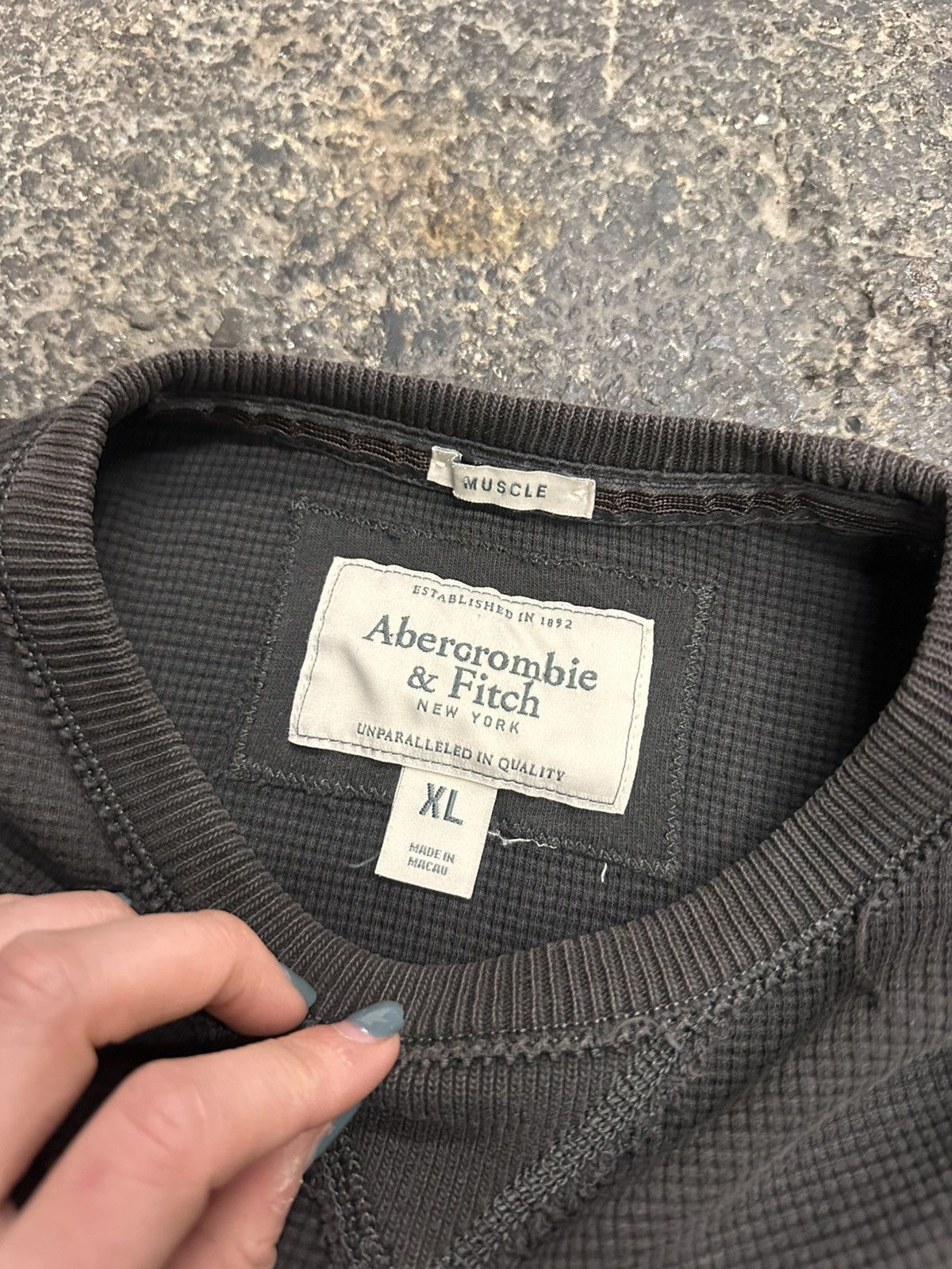 Abercrombie & Fitch Y2k abercrombie graphic thermal long sleeve Size US XL / EU 56 / 4 - 3 Thumbnail