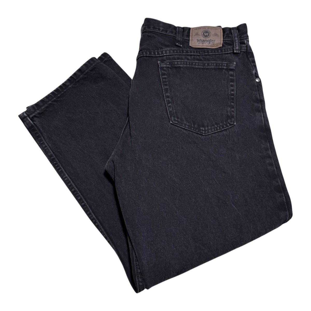 Vintage × Wrangler Wrangler Faded Relaxed Fit Black Jean Pants Men’s 38x29 Size US 38 / EU 54 - 1 Thumbnail