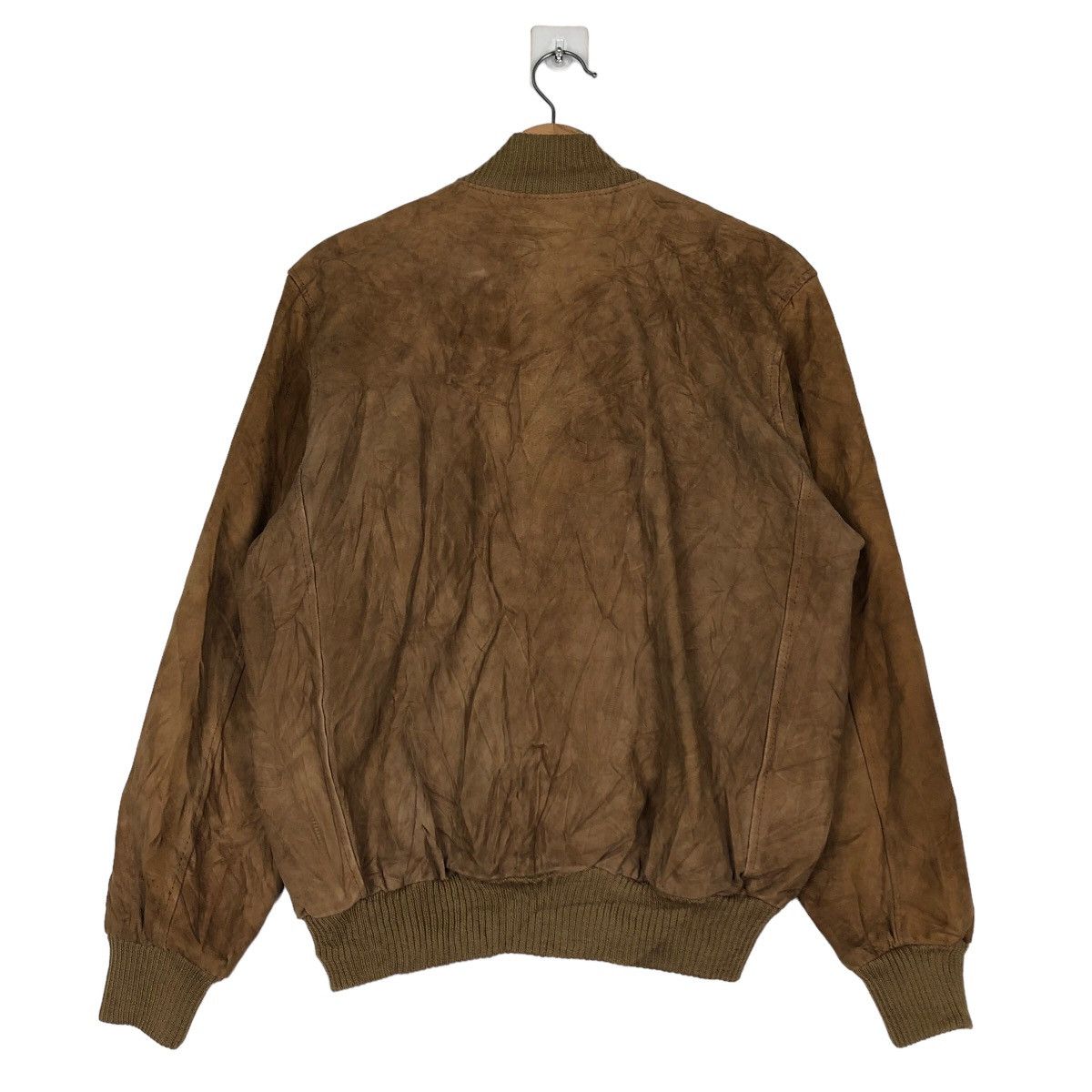 Japanese Brand 🔥Vintage Bomber Jacket Suede Inspire Issey Miyake Size US M / EU 48-50 / 2 - 8 Thumbnail